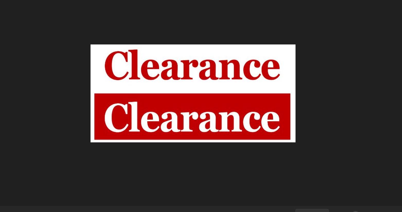 CLEARANCE LARGE