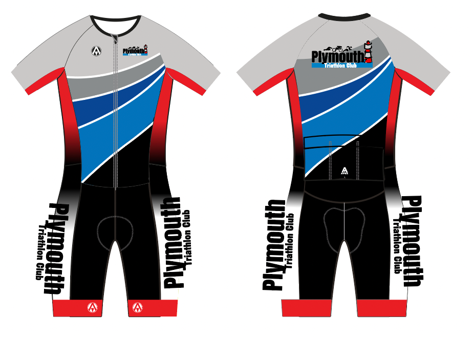 PLYMOUTH TRI PRO ENDURANCE RACE SPEED TRI SUIT - DESIGN 1