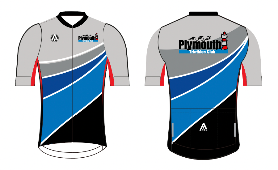 PLYMOUTH TRI PRO SHORT SLEEVE JERSEY - DESIGN 1