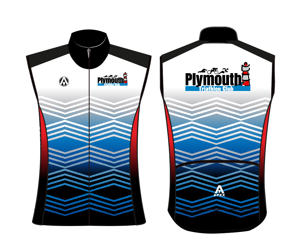 PLYMOUTH TRI PRO GILET - DESIGN 2