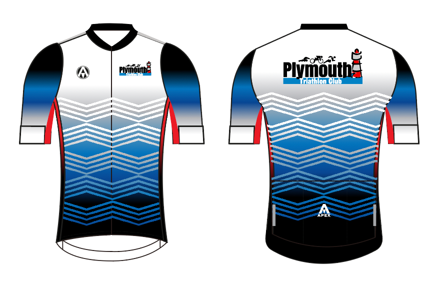 PLYMOUTH TRI PRO SHORT SLEEVE JERSEY - DESIGN 2