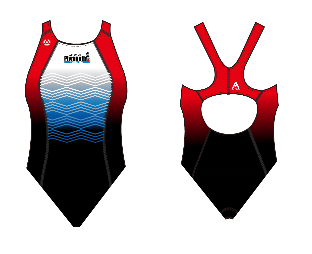 PLYMOUTH TRI APEX AQUA PRO WOMENS SWIMSUIT