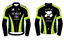 Load image into Gallery viewer, SCARAB TRI PRO LONG SLEEVE AERO JERSEY - BLACK
