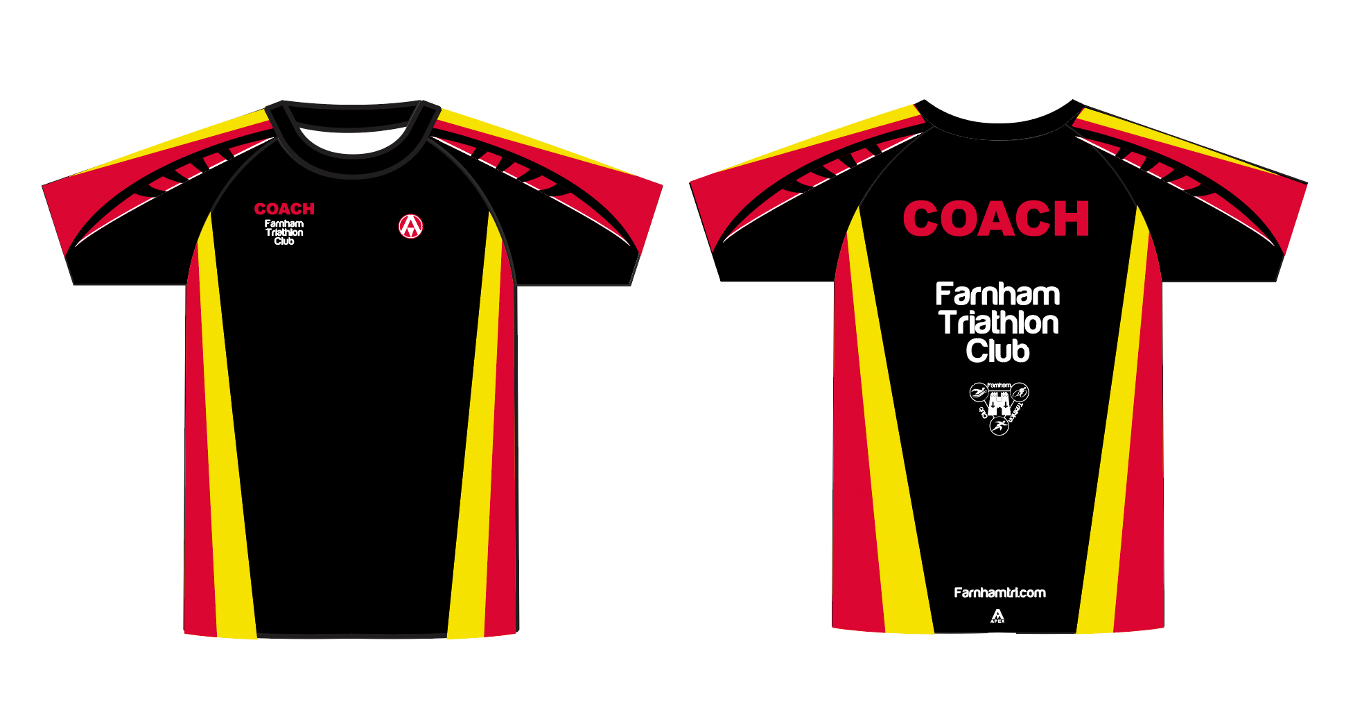 FARNHAM TRI FULL CUSTOM T SHIRT - COACH