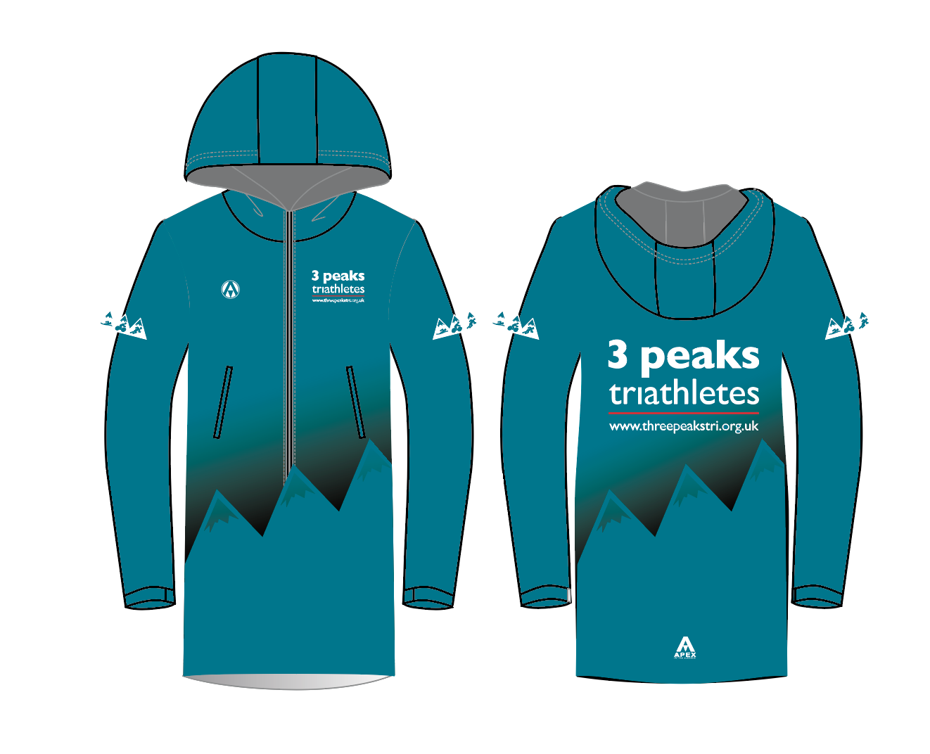 3 PEAKS TRI PRO CHANGING ROBE
