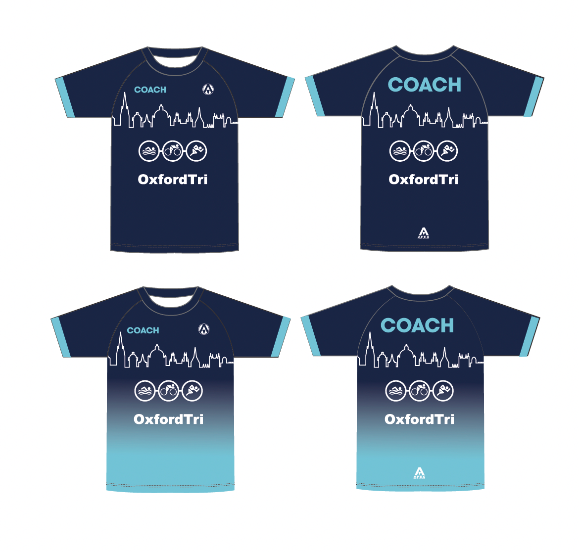 OXFORD TRI FULL CUSTOM T SHIRT - COACH