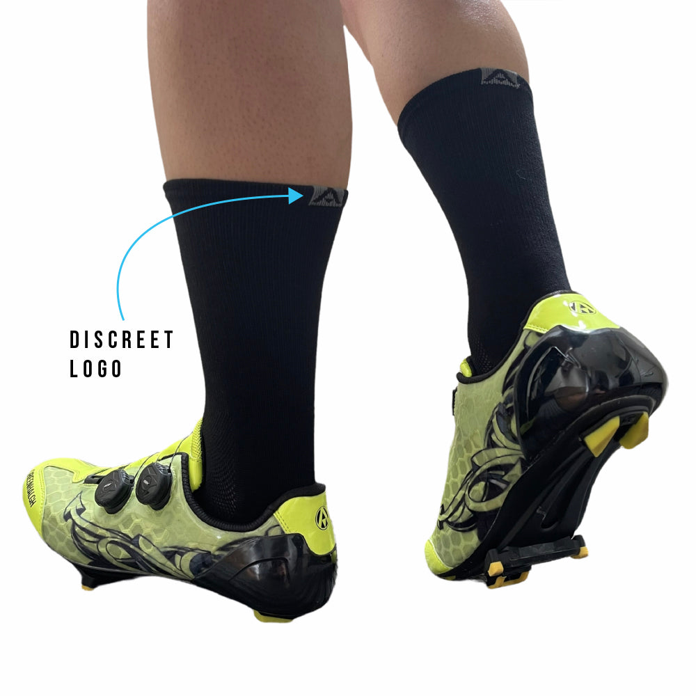 MYC TRI APEX PREMIUM CYCLING SOCKS (3 PACK) BLACK (QZ100)