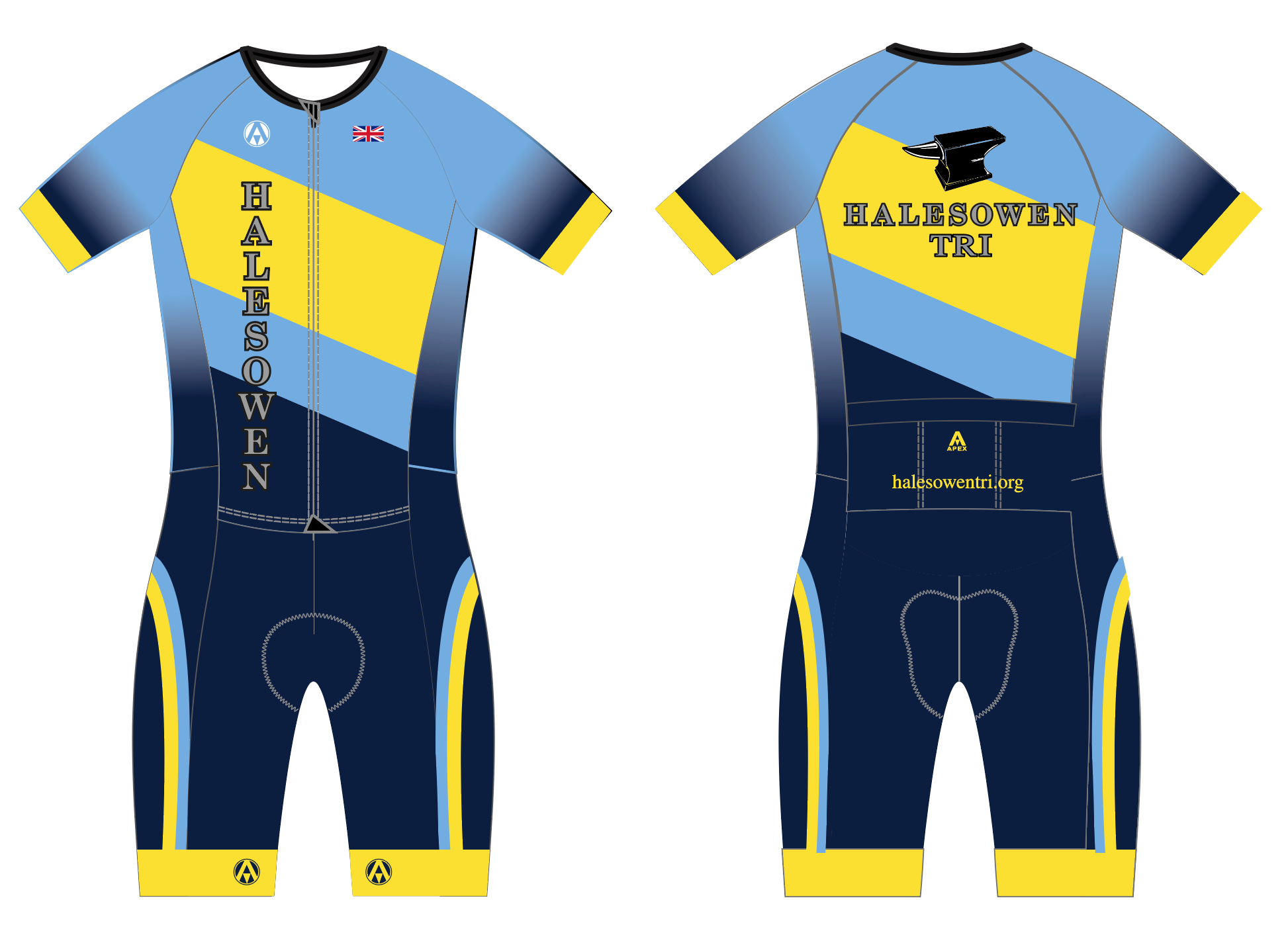 HALESOWEN TRI ELITE ENDURANCE TRI SUIT