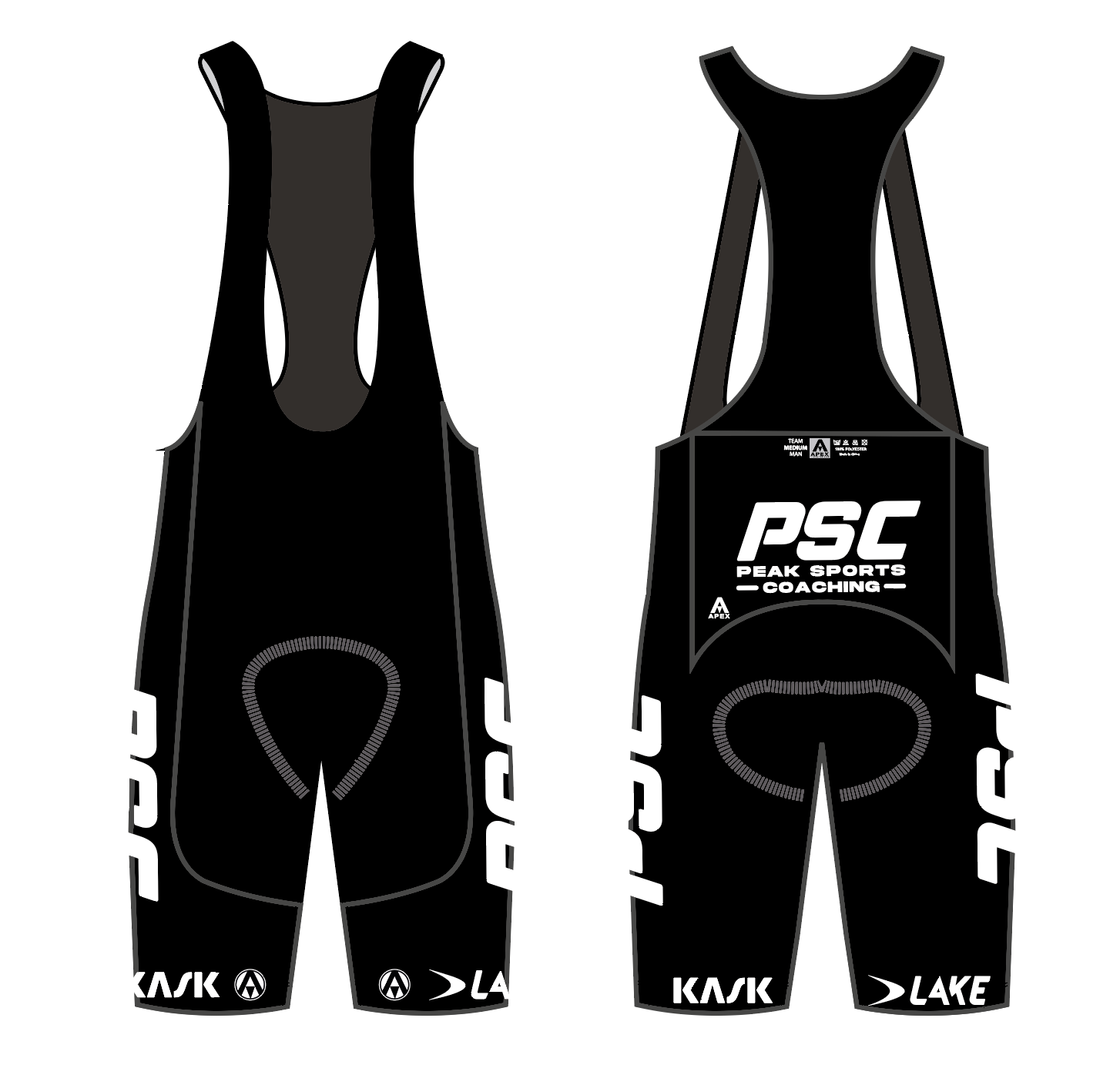 PEAK SPORTS COACHING ELITE BIB SHORTS
