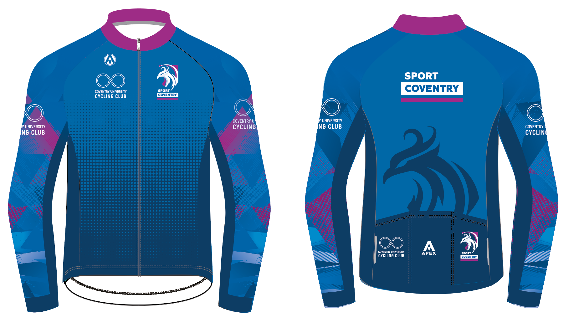 COVENTRY UNI CC PRO LONG SLEEVE AERO JERSEY