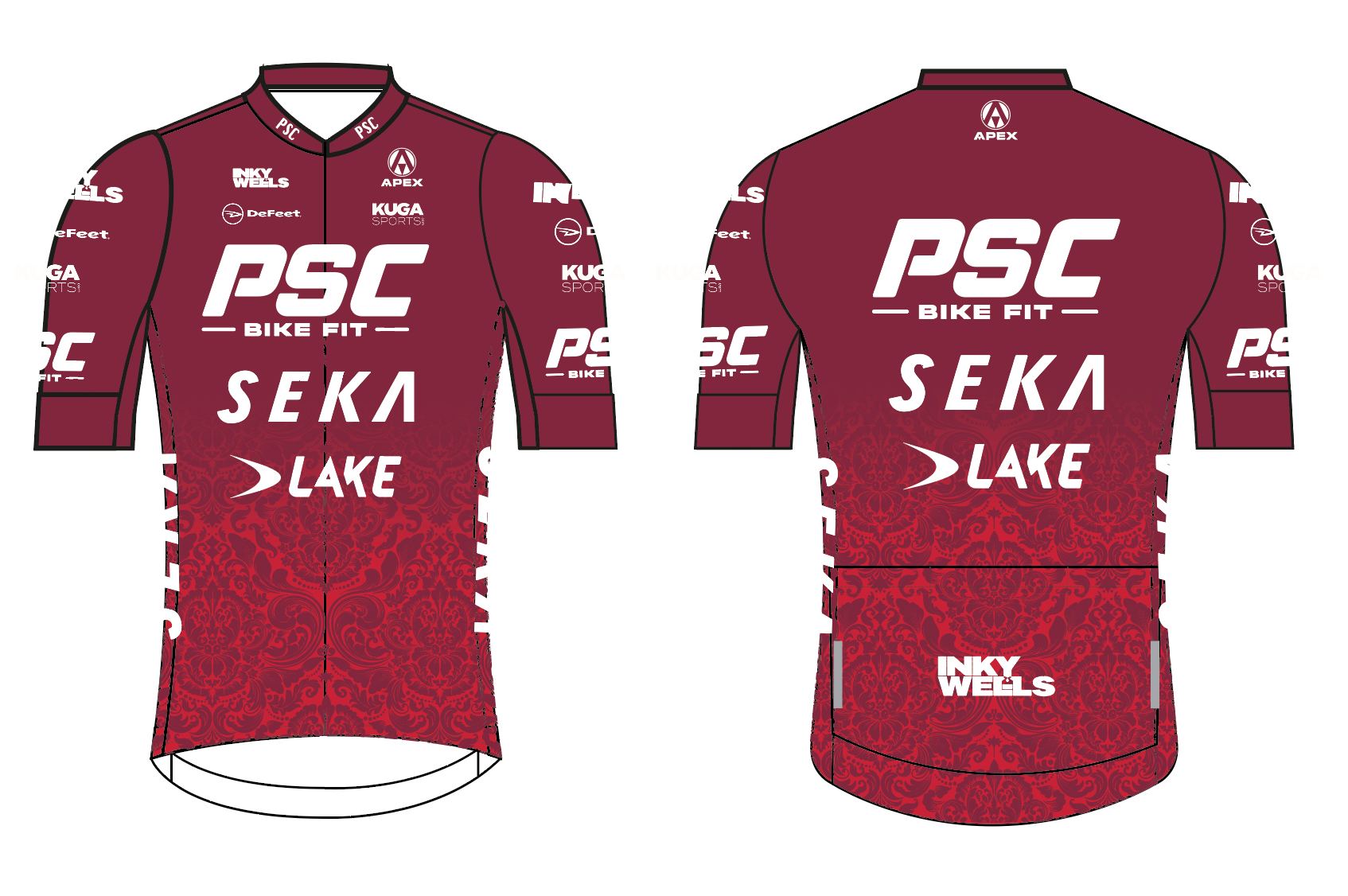 PEAK SPORTS COACHING PRO SHORT SLEEVE JERSEY - GRAVEL DESIGN