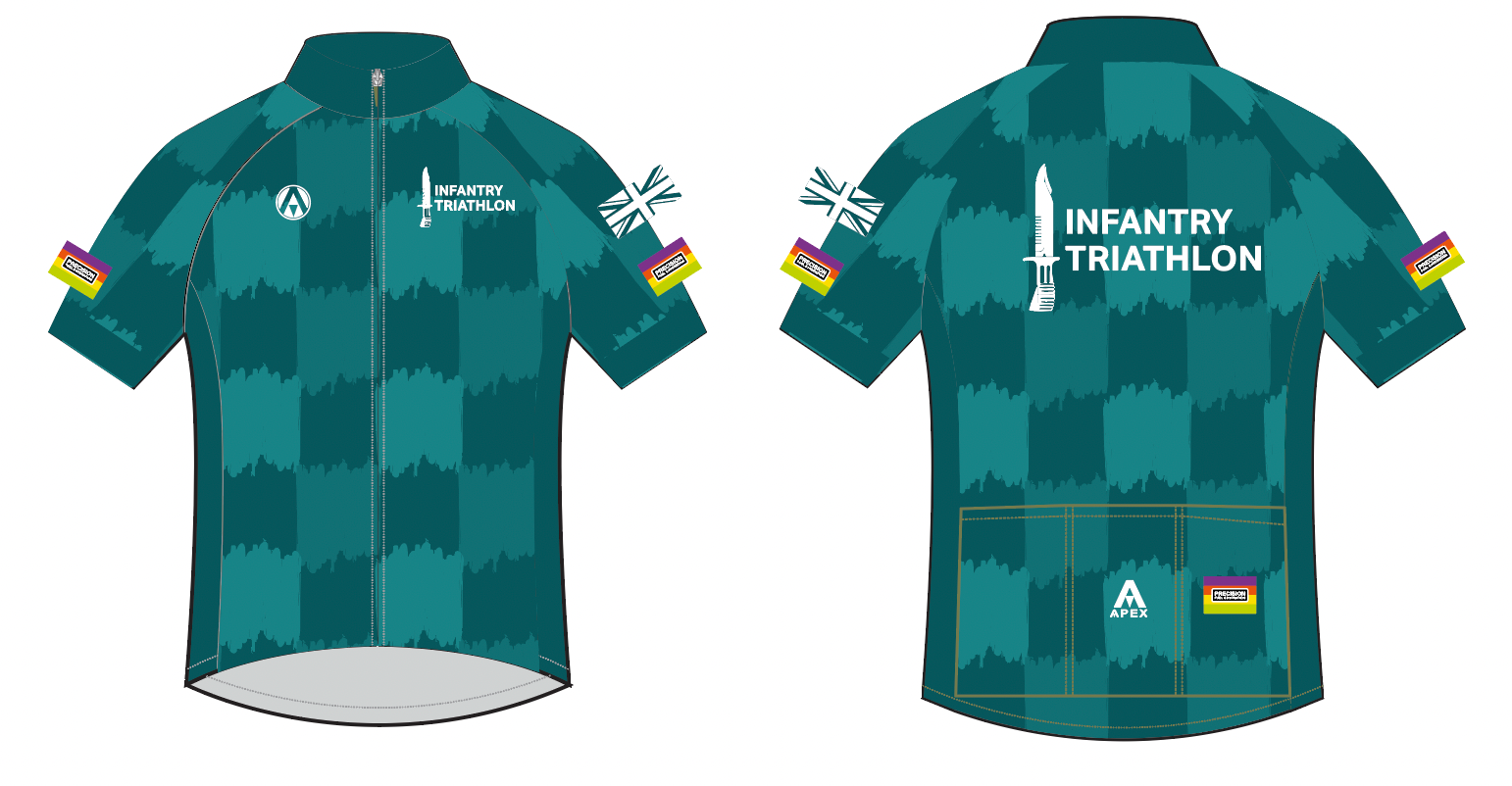 INFANTRY TRI TEAM SS JERSEY - GREEN