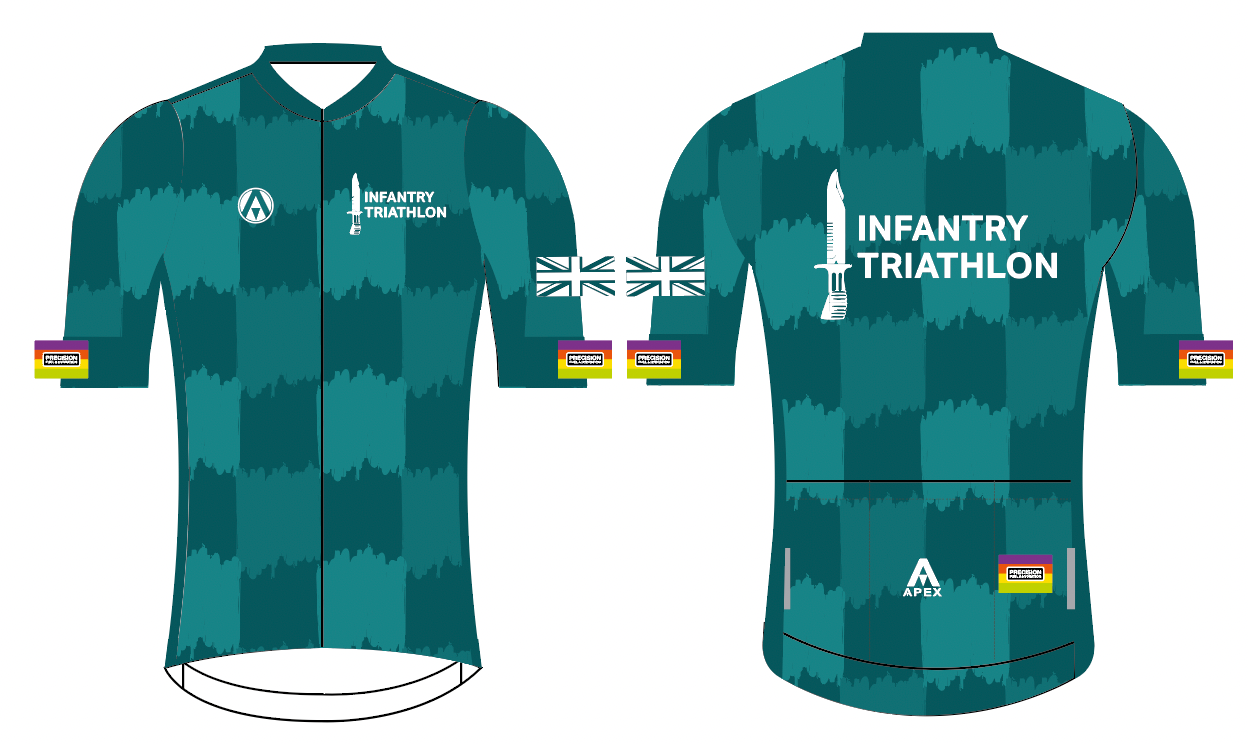 INFANTRY TRI PRO SHORT SLEEVE JERSEY - GREEN
