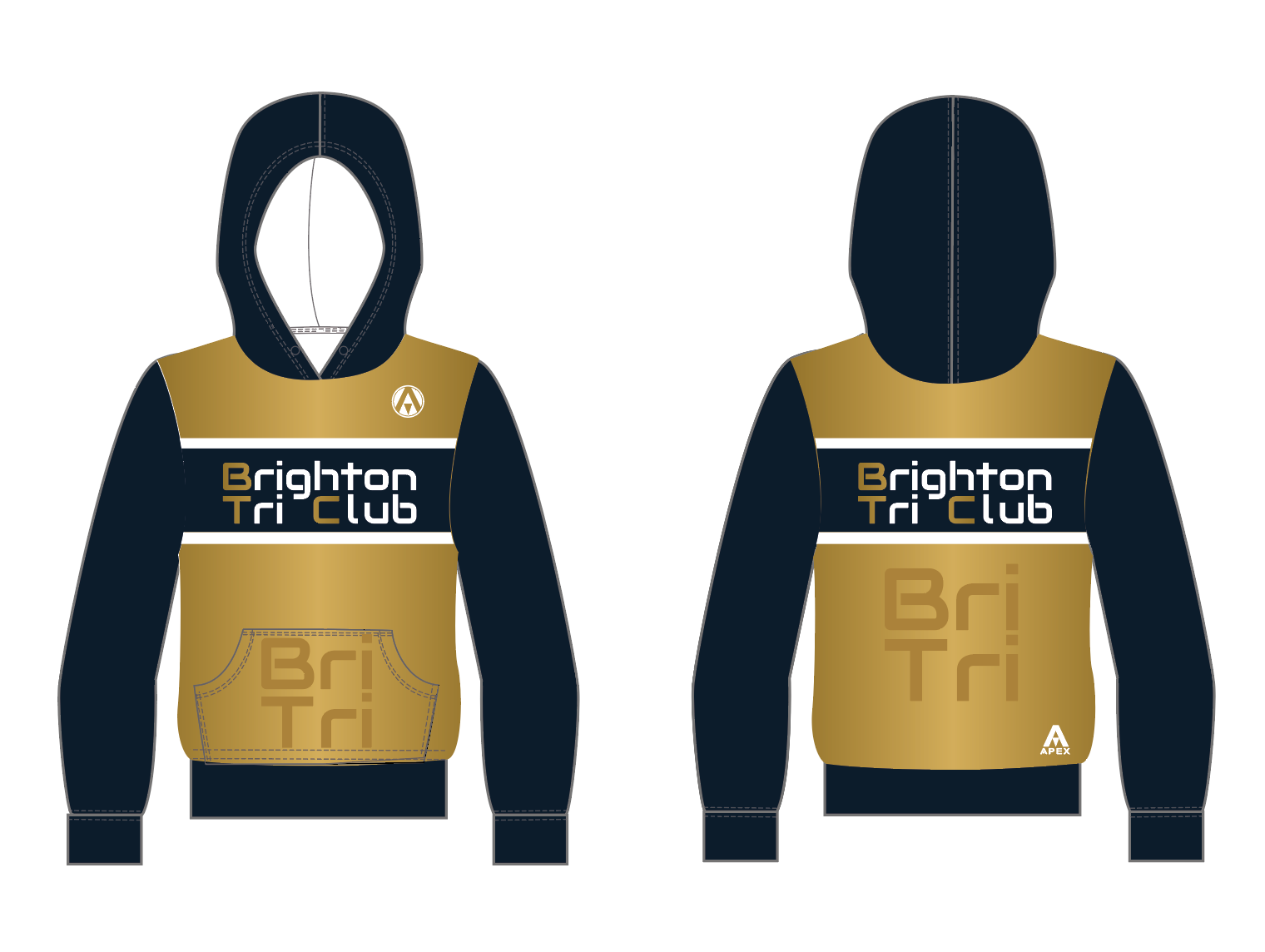 BRIGHTON TRI PRO HOODIE
