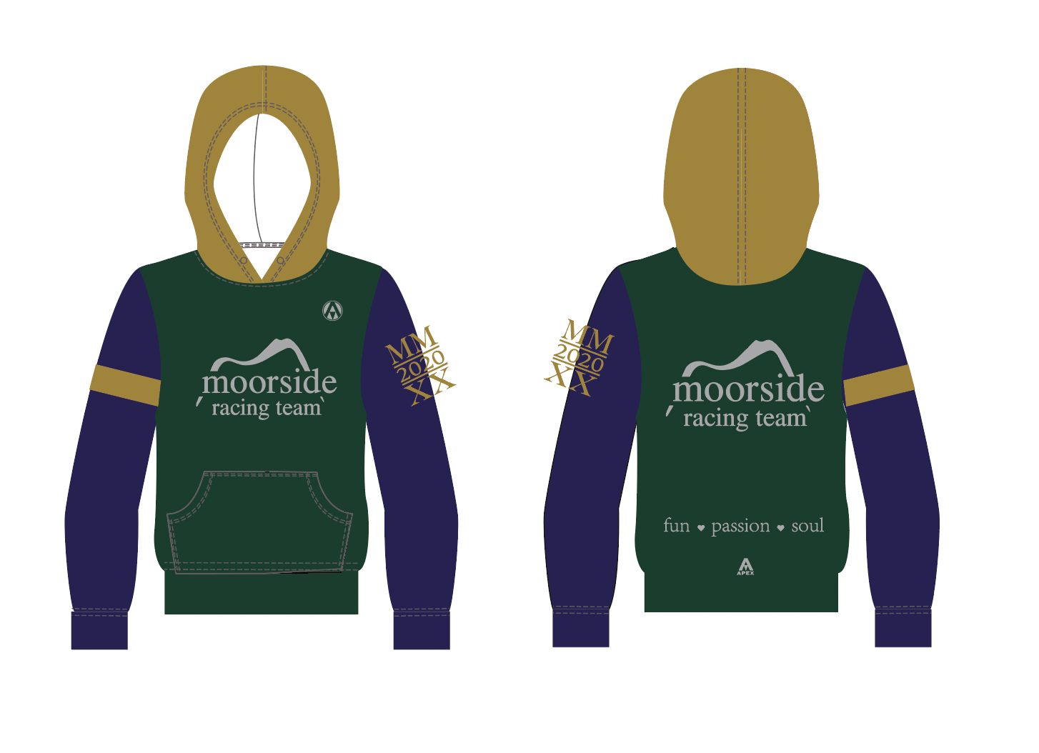 MOORSIDE PRO FULL CUSTOM HOODIE