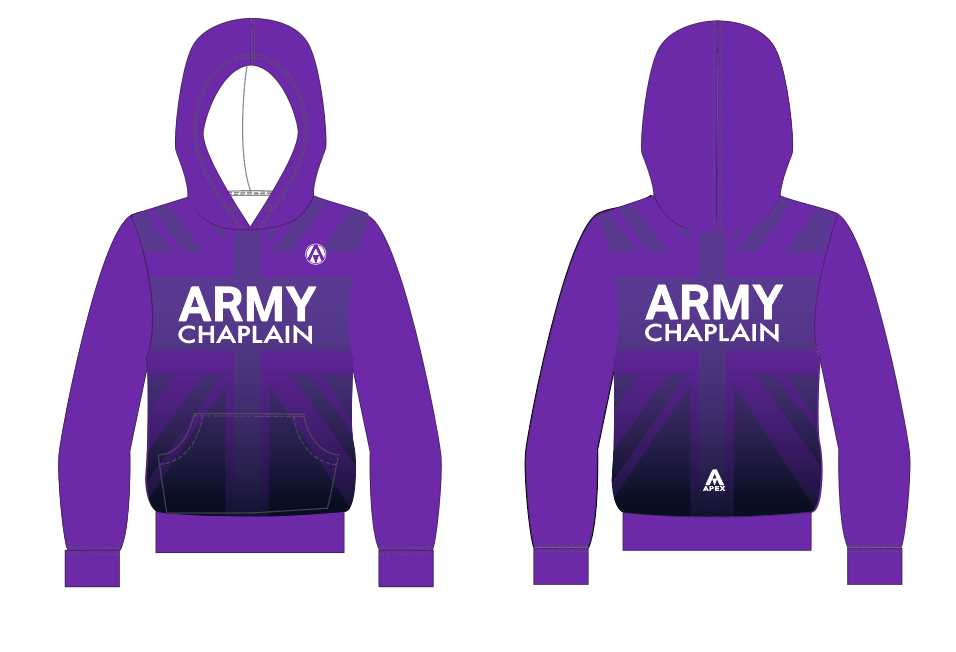 ARMY CHAPLAIN PRO FULL CUSTOM HOODIE