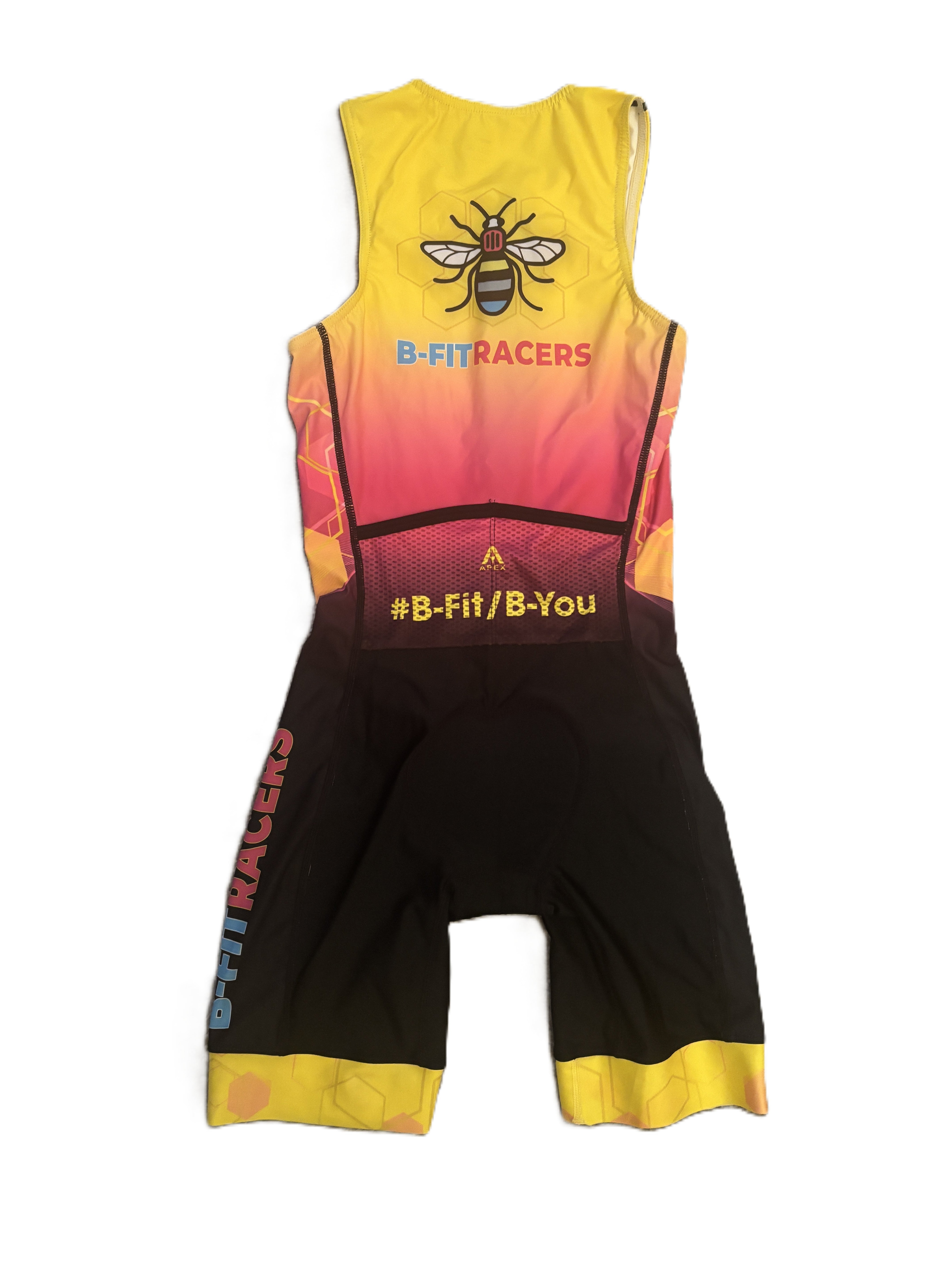 XS WOMENS - B-FIT RACERS - PRO TRI SUIT (XY)