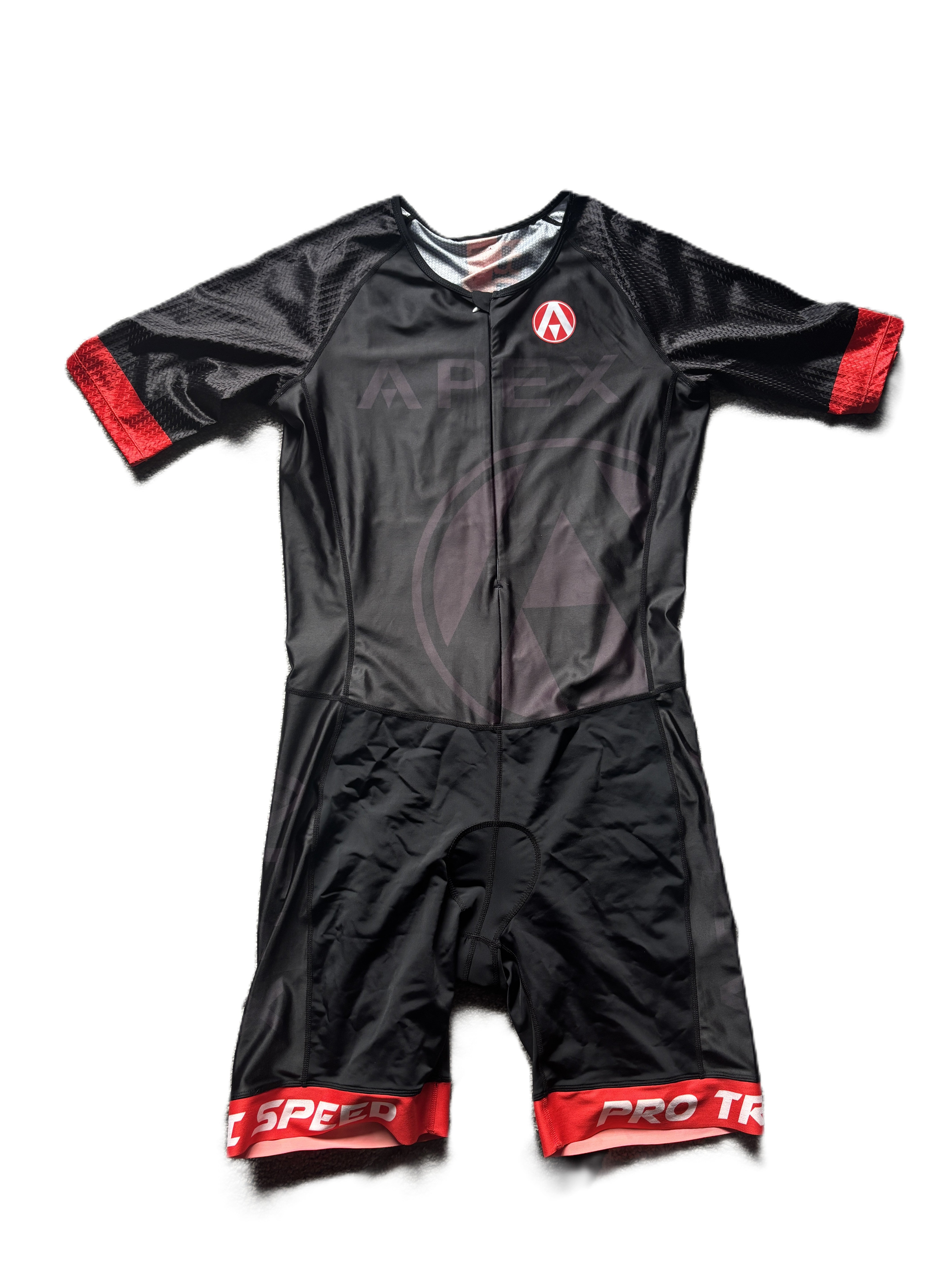 XL - ELITE SPEED TRI SUIT - BLACK/RED (XY)