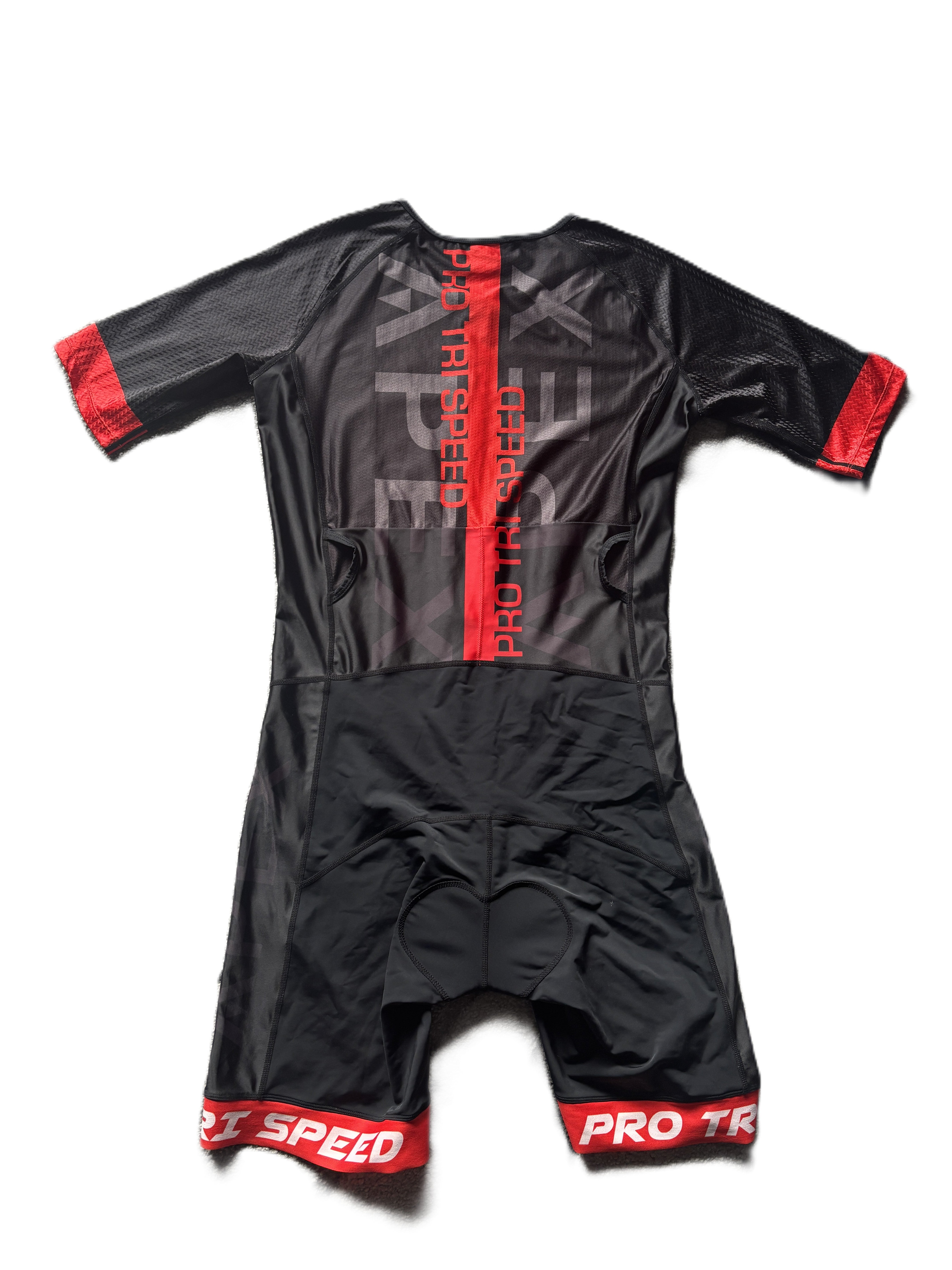 XL - ELITE SPEED TRI SUIT - BLACK/RED (XY)