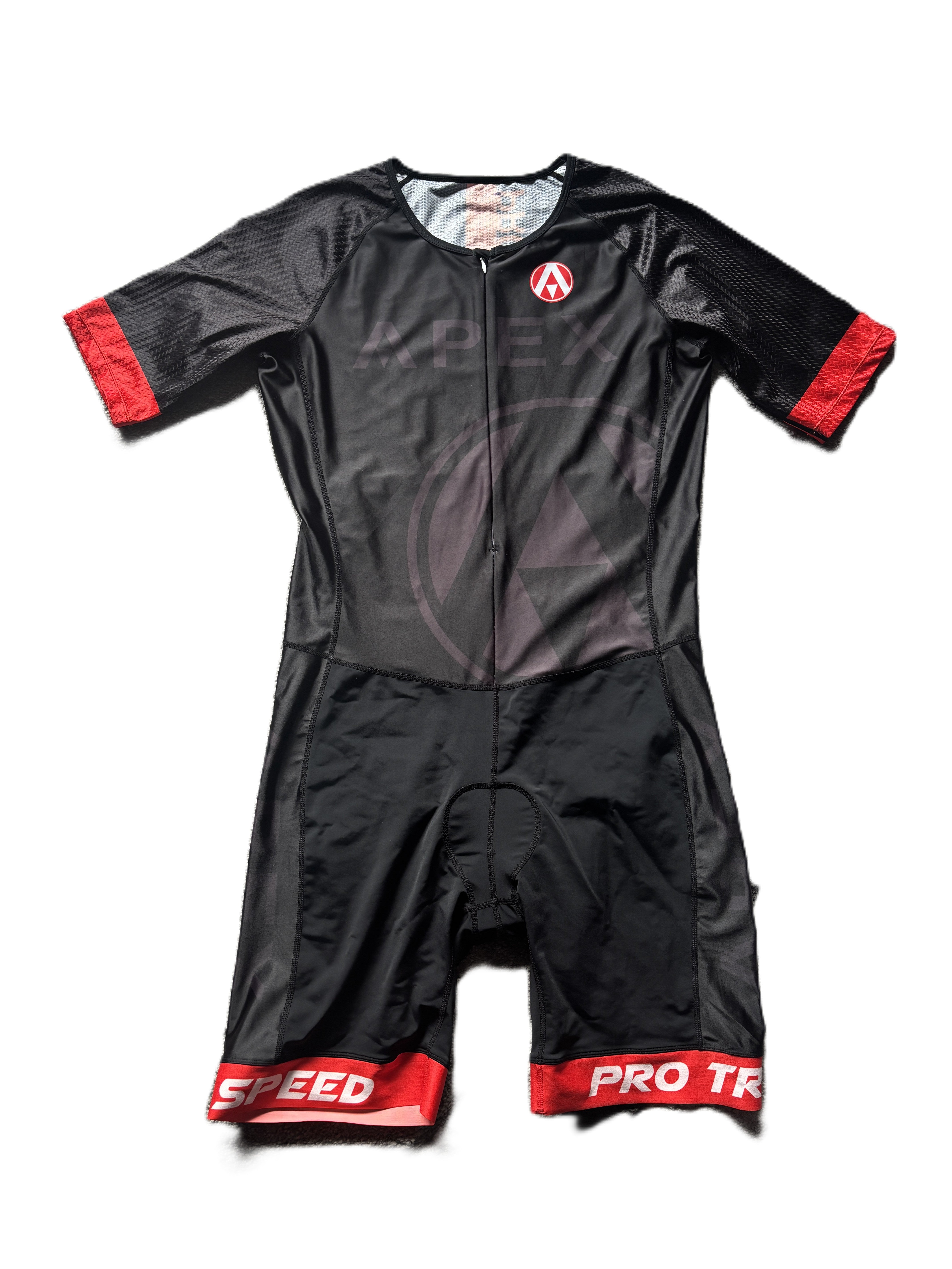 2XL - ELITE SPEED TRI SUIT - BLACK/RED (XY)