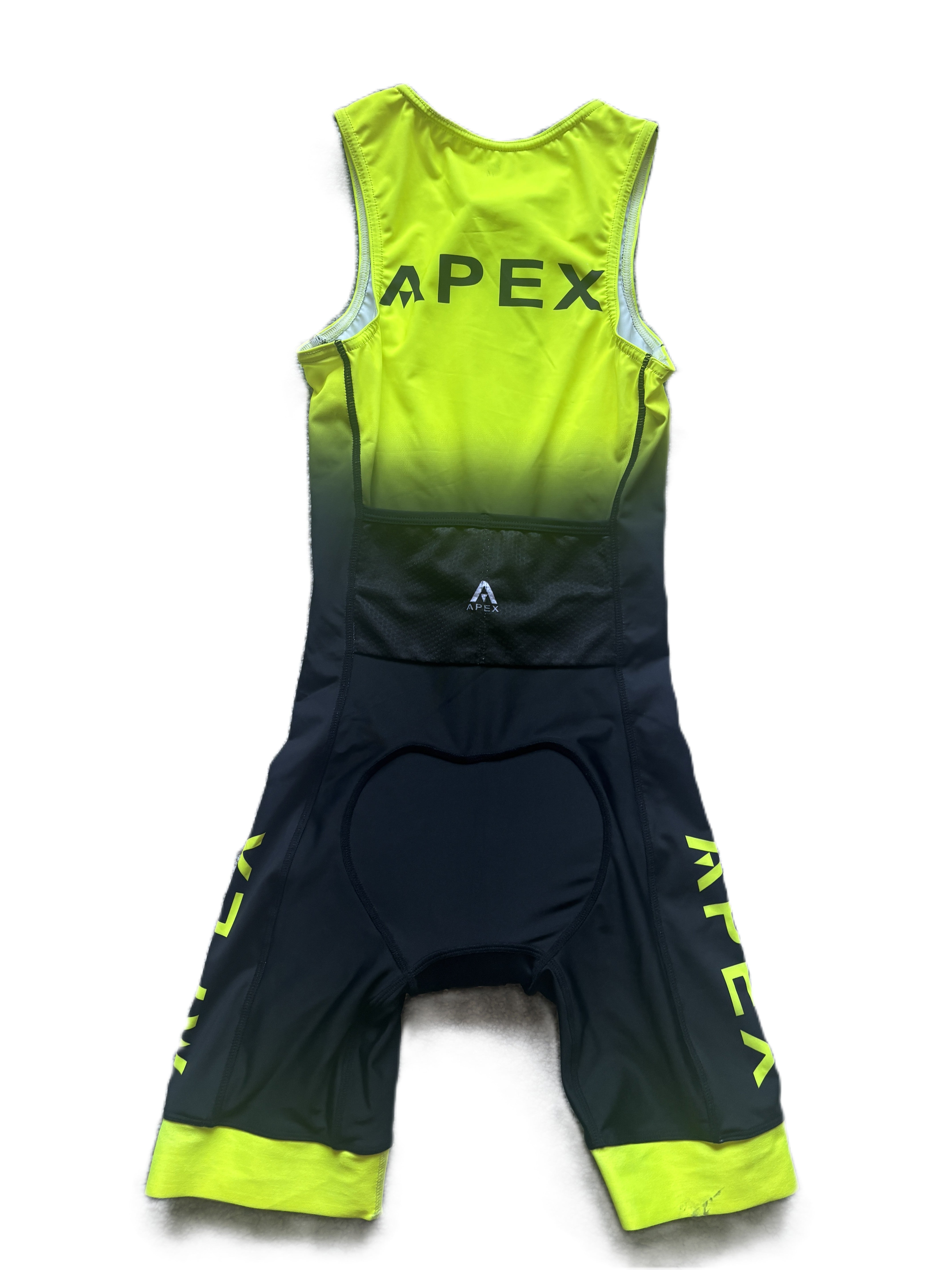 KIDS 160 (M) - TEAM TRI SUIT - APEX BLACK/YELLOW (XY)