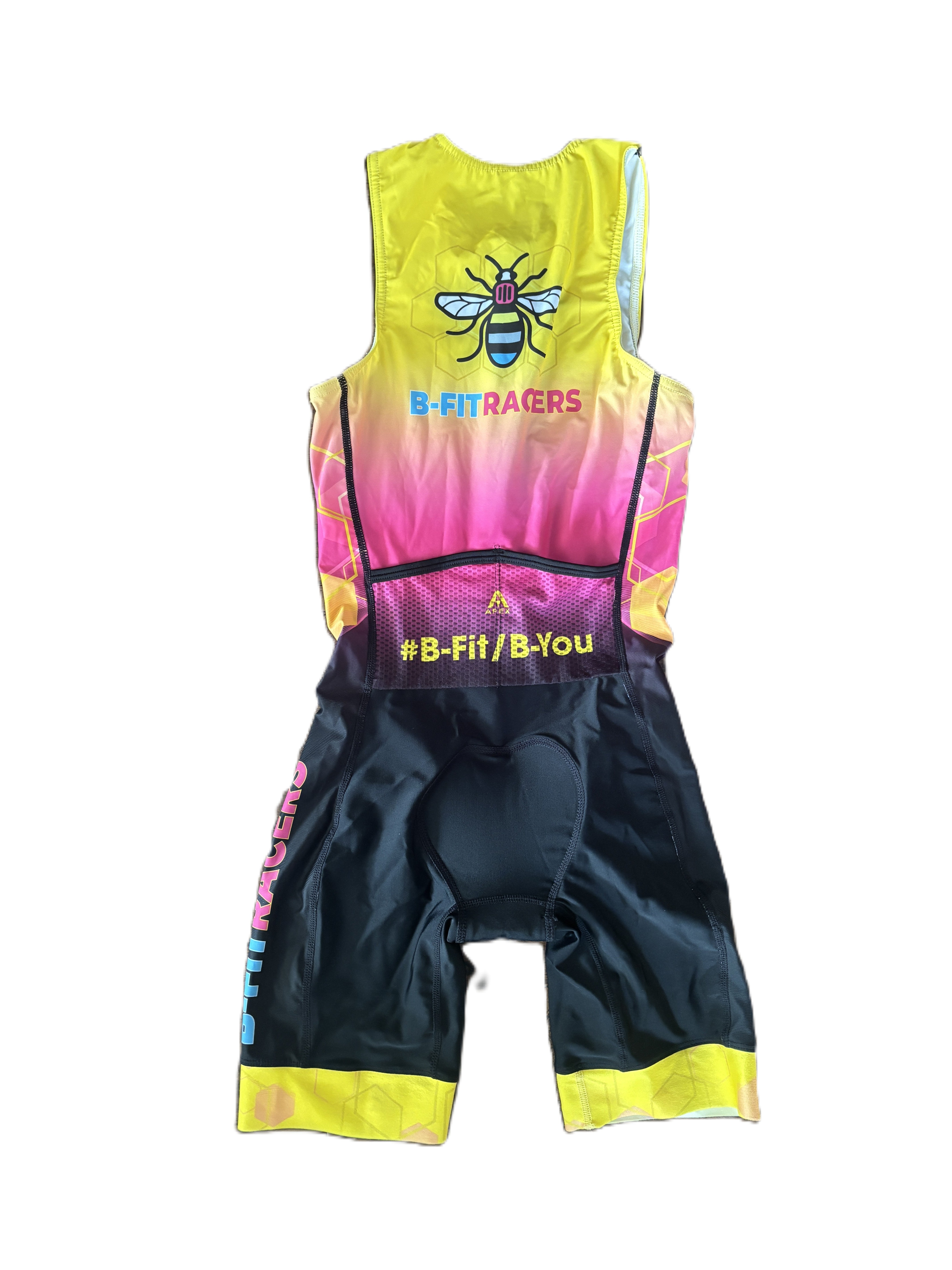 XS WOMENS - BFIT RACERS - PRO TRI SUIT (XY)