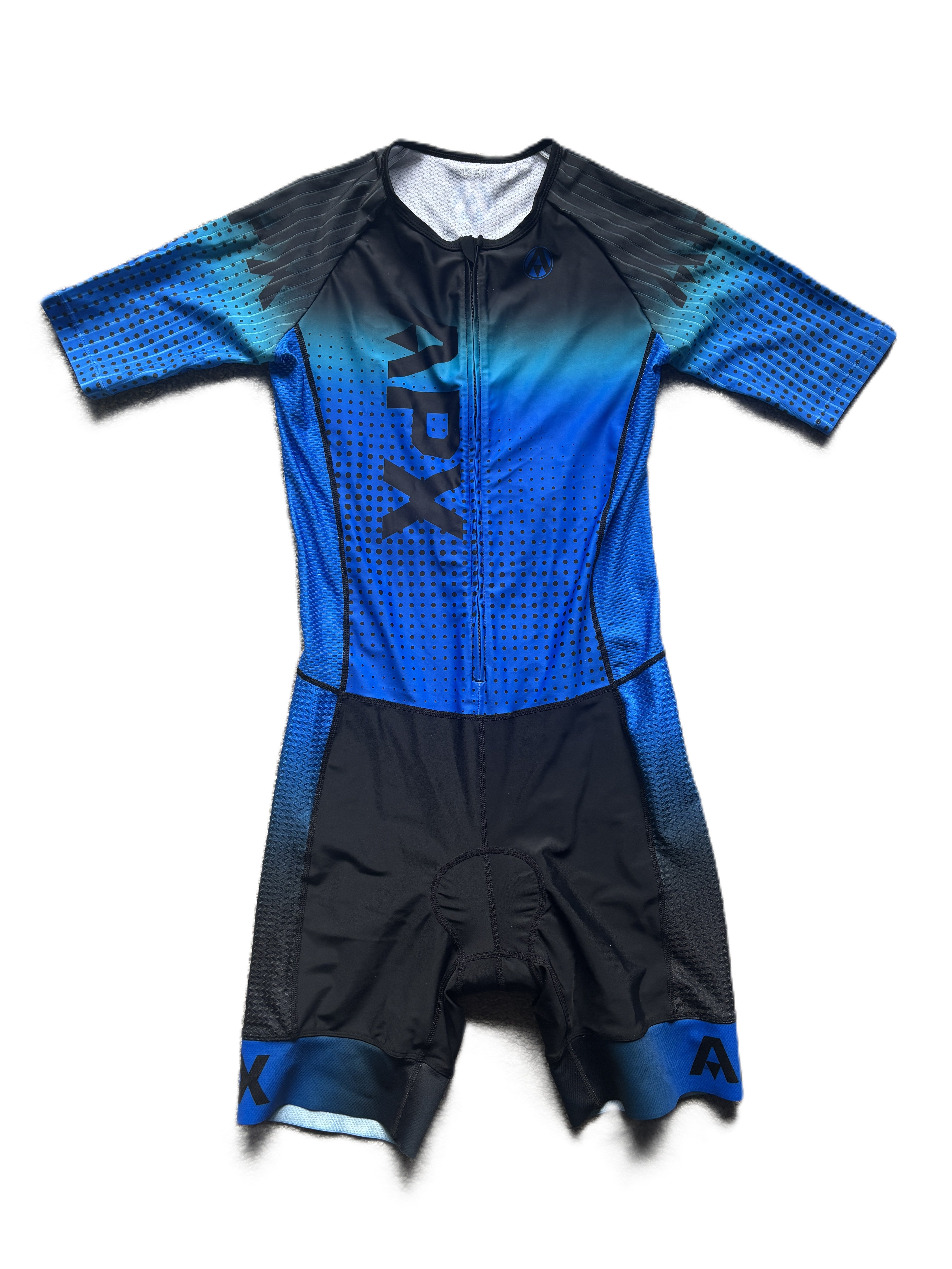 MEDIUM MENS - PRO SPEED TRI SUIT BLUE/BLACK (XY)