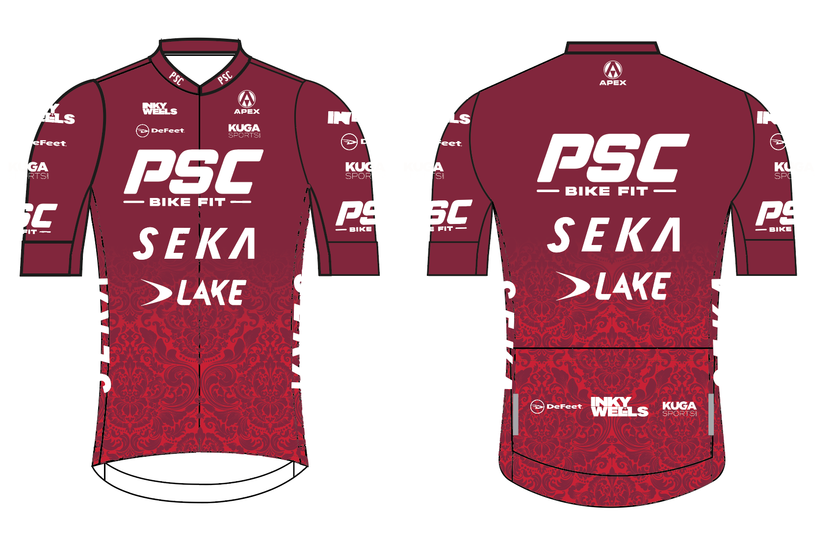 PEAK SPORTS COACHING PRO SHORT SLEEVE JERSEY - GRAVEL DESIGN