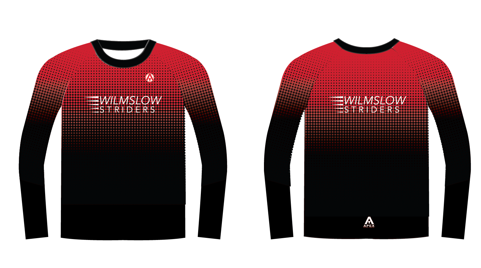 WILMSLOW STRIDERS RUN T SHIRT - LONG SLEEVE