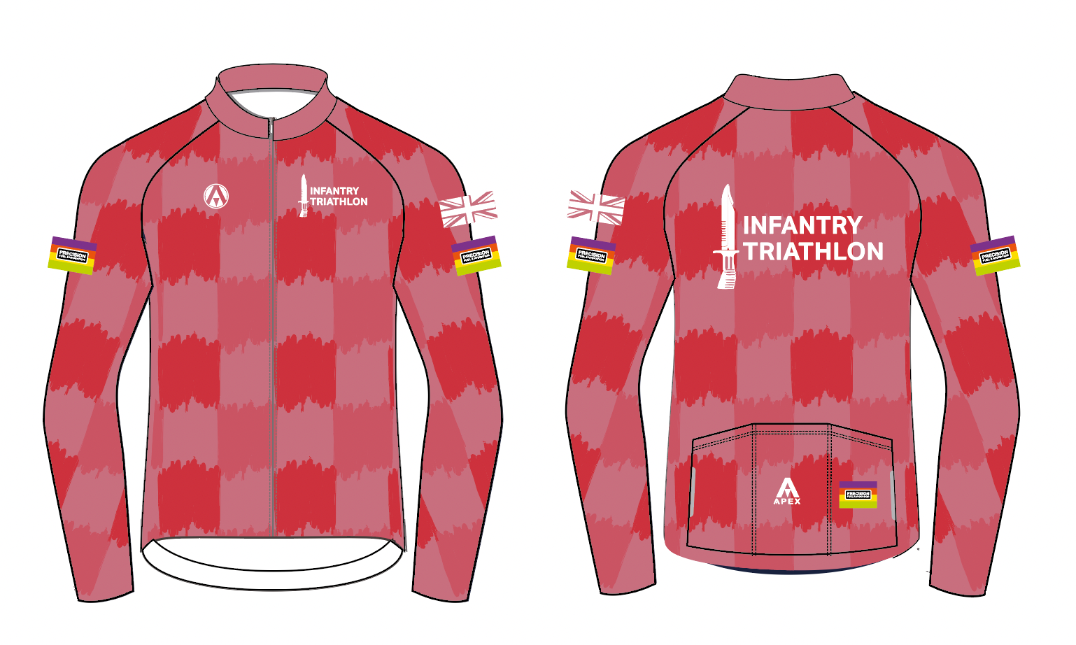 INFANTRY TRI FLEECE JACKET - PINK