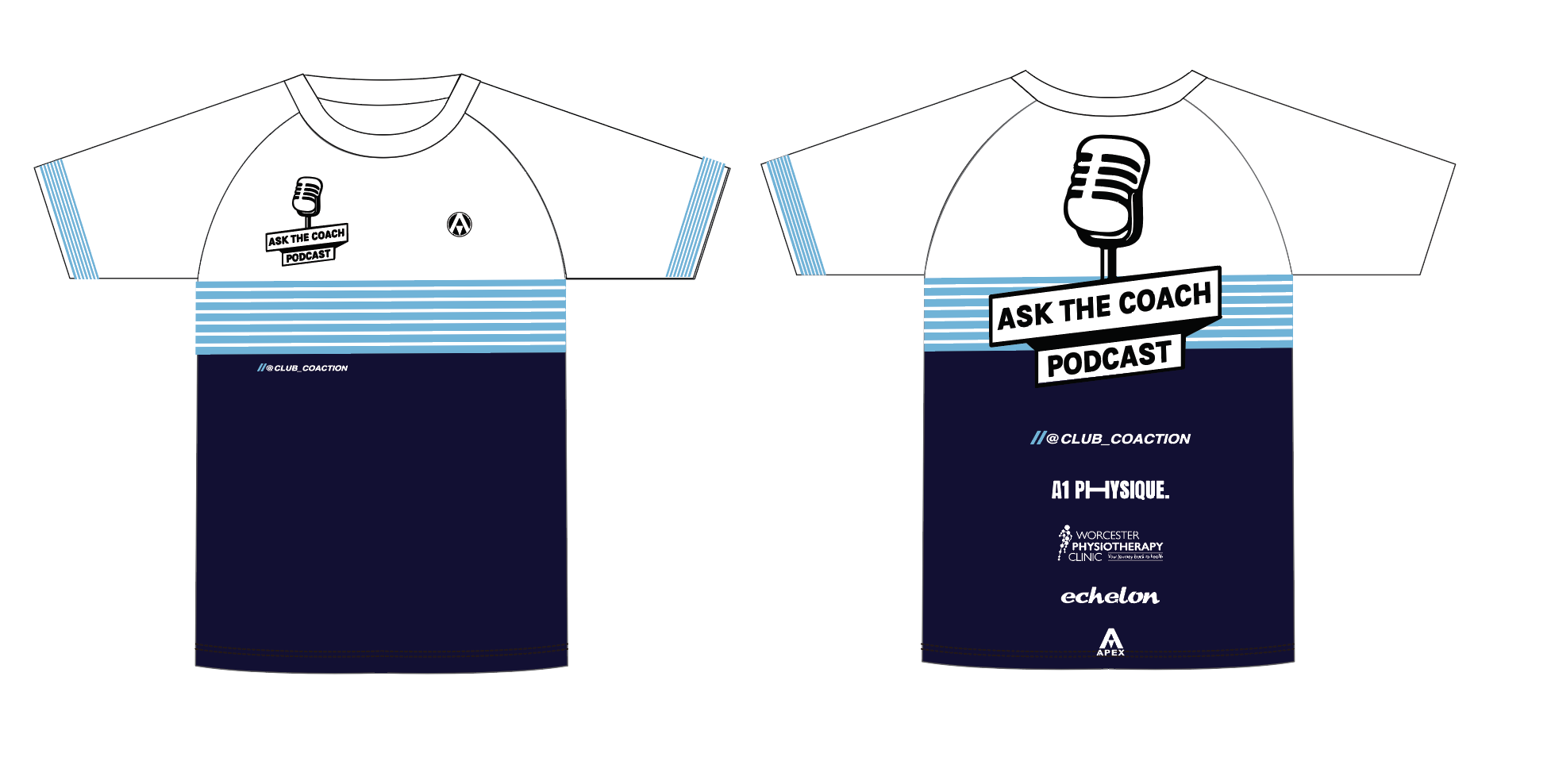 CLUB COACTION CUSTOM T SHIRT - PODCAST