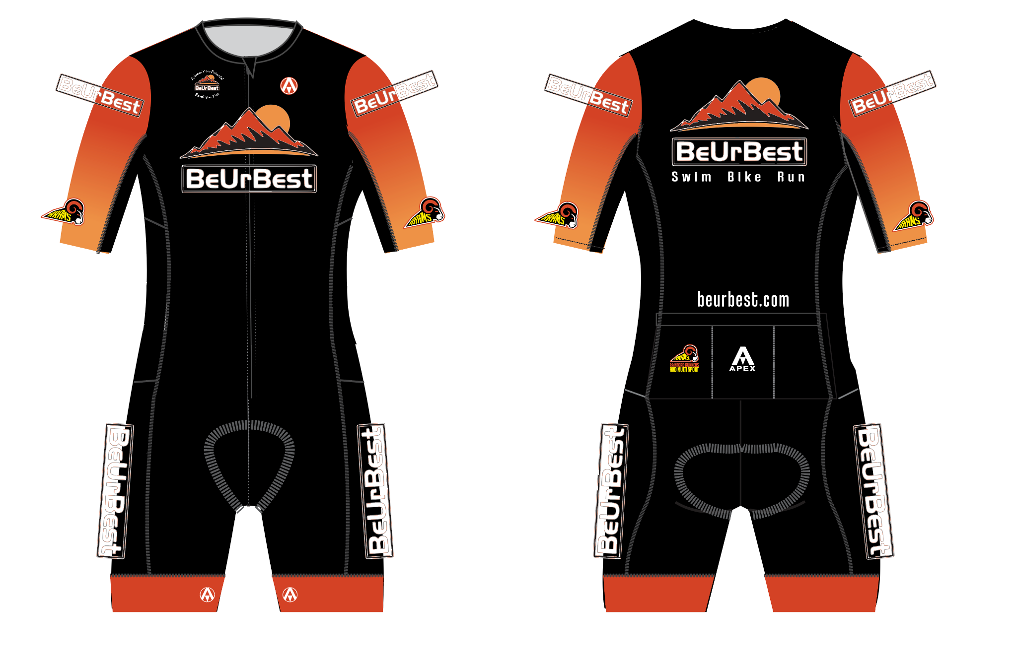 BEURBEST PRO ENDURANCE TRI SUIT