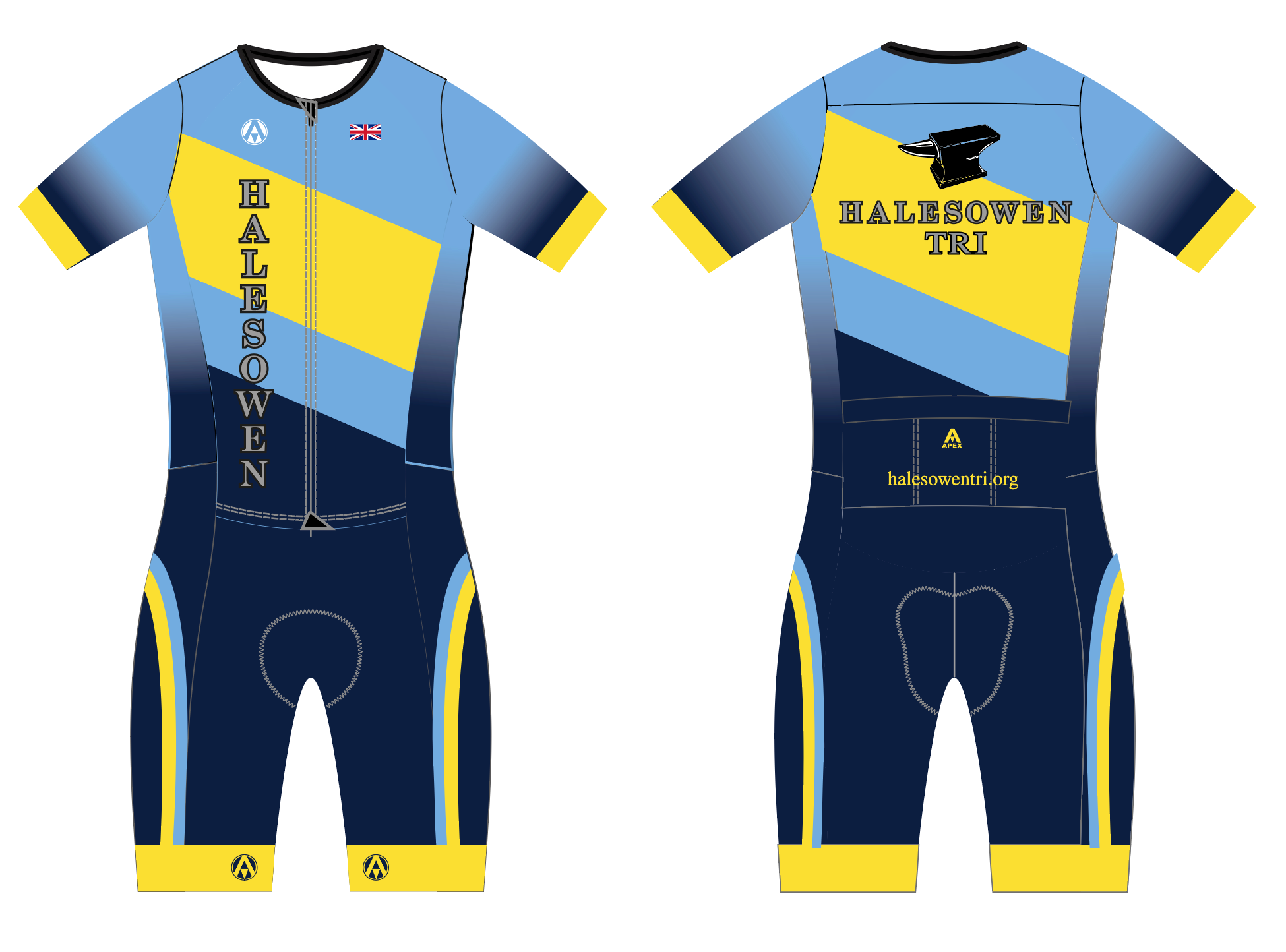 HALESOWEN TRI PRO ENDURANCE TRI SUIT
