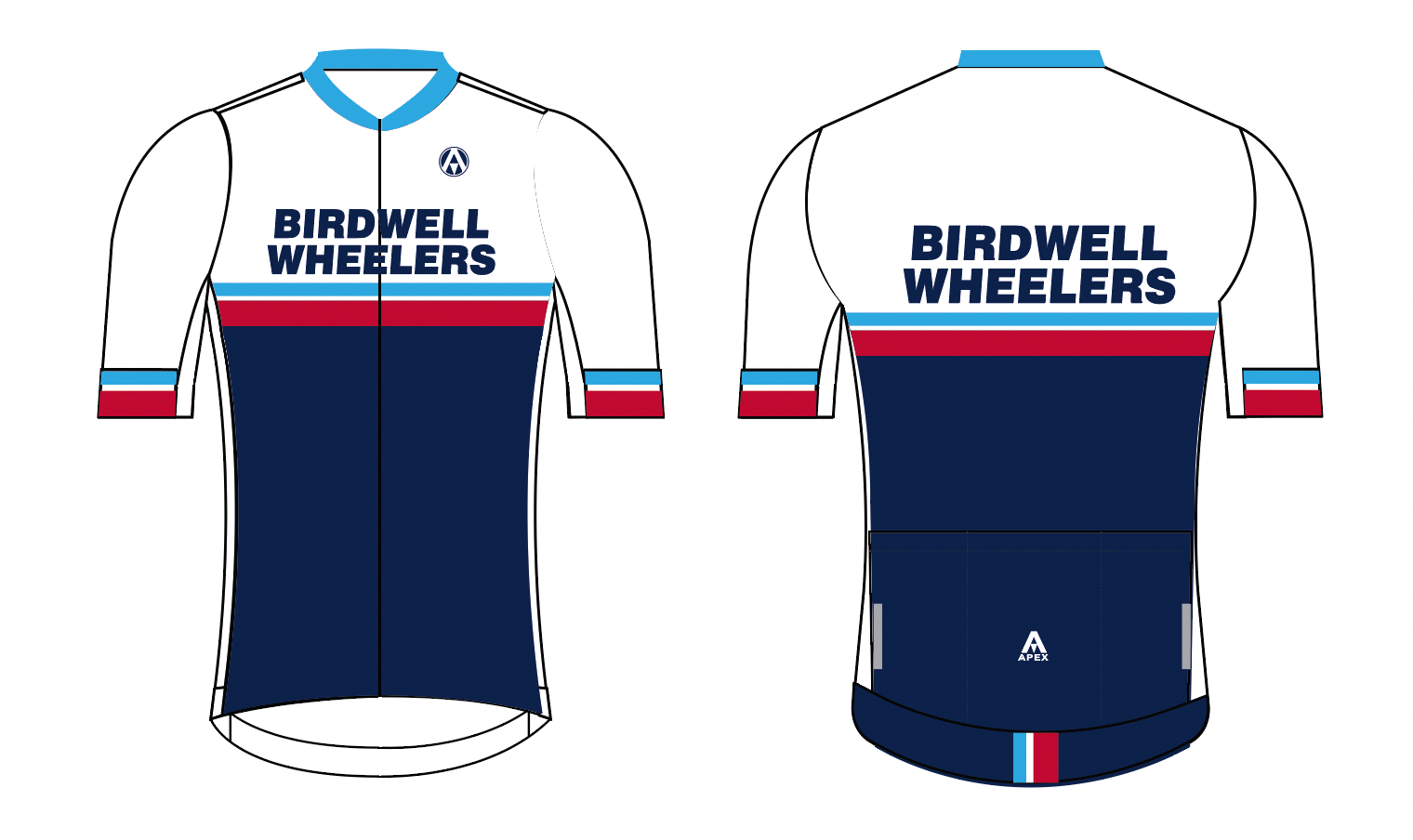 BIRDWELL WHEELERS PRO SHORT SLEEVE JERSEY