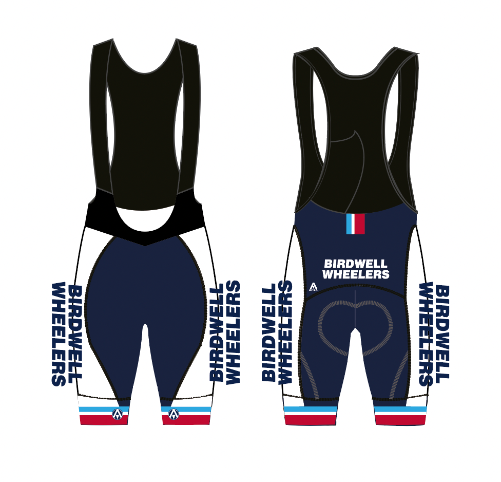 BIRDWELL WHEELERS PRO BIB SHORTS