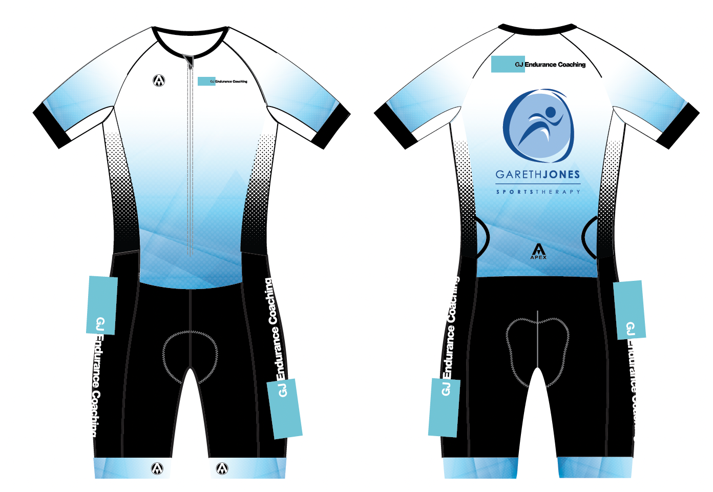 GJ ENDURANCE PRO SPEED TRI SUIT
