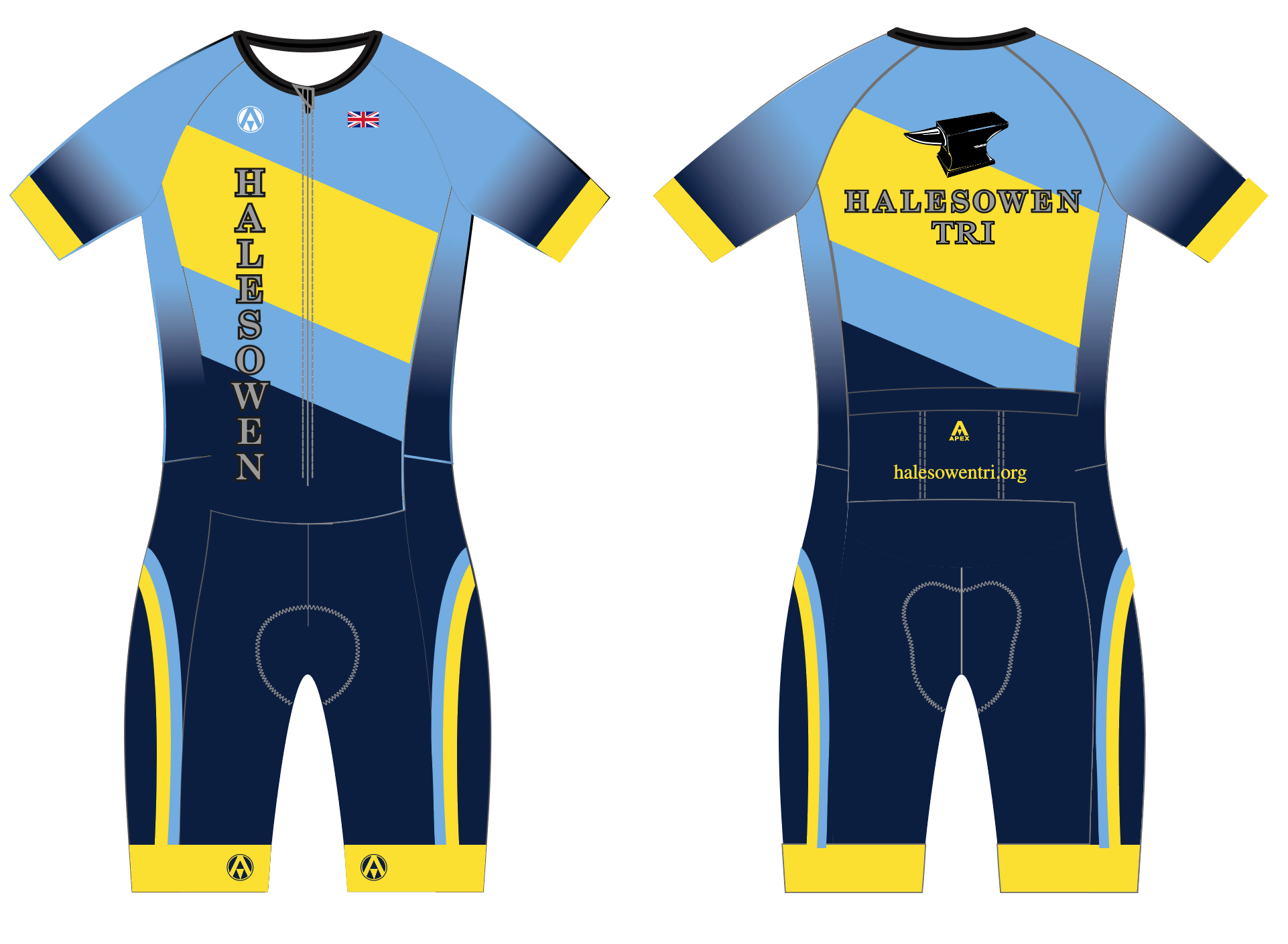 HALESOWEN TRI PRO SPEED TRI SUIT