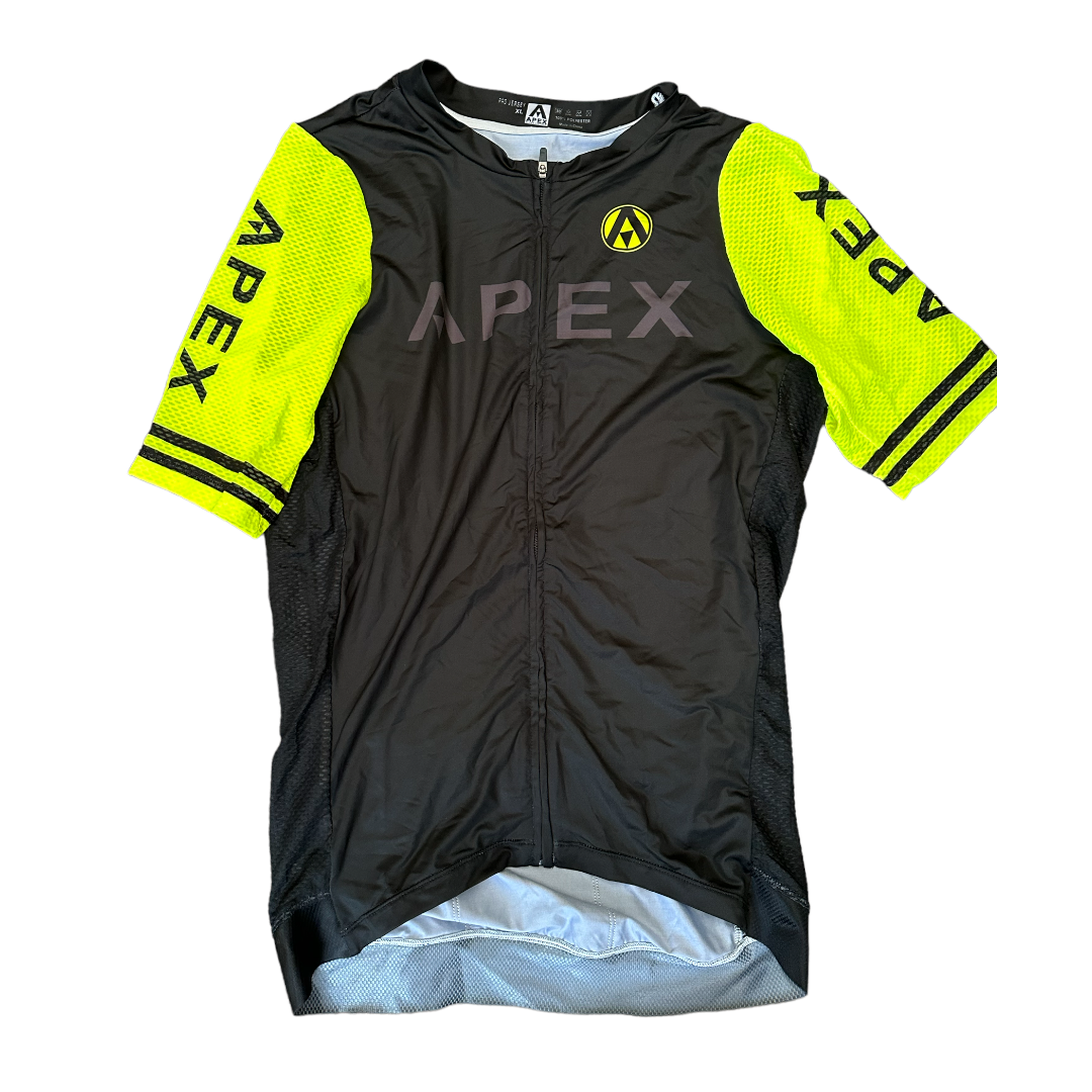 XL PRO SHORT SLEEVE JERSEY (XY) APEX BLK/YELLOW