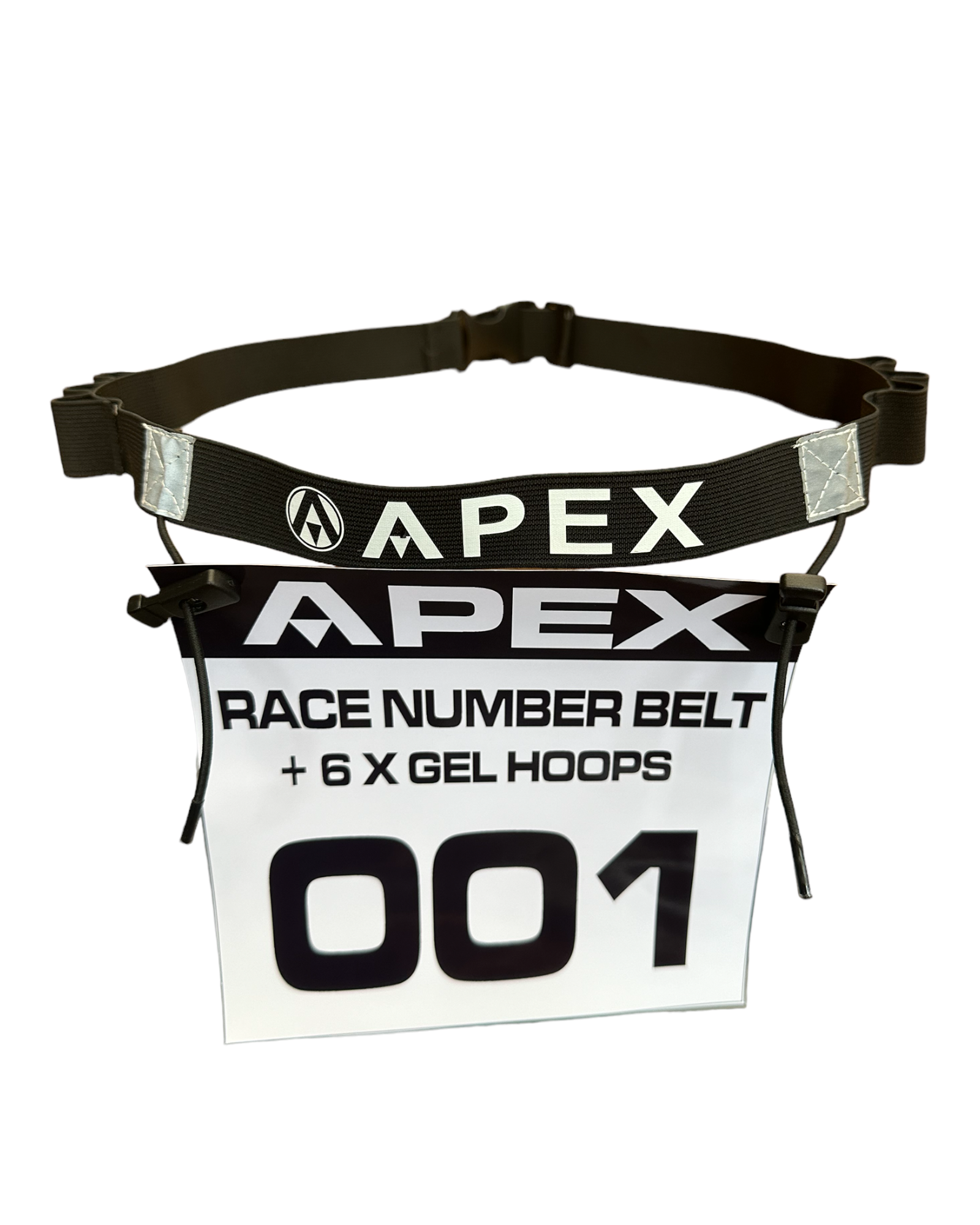 KINEMATIC PRO RACE NUMBER BELT WITH GEL HOLDER LOOPS