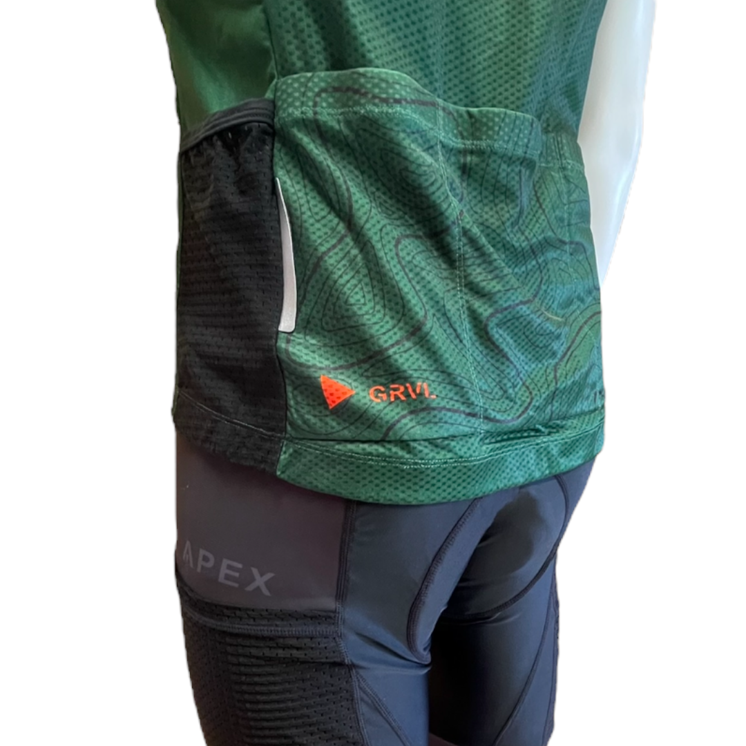 ARMY GRAVEL ELITE GRAVEL SS JERSEY - GREEN