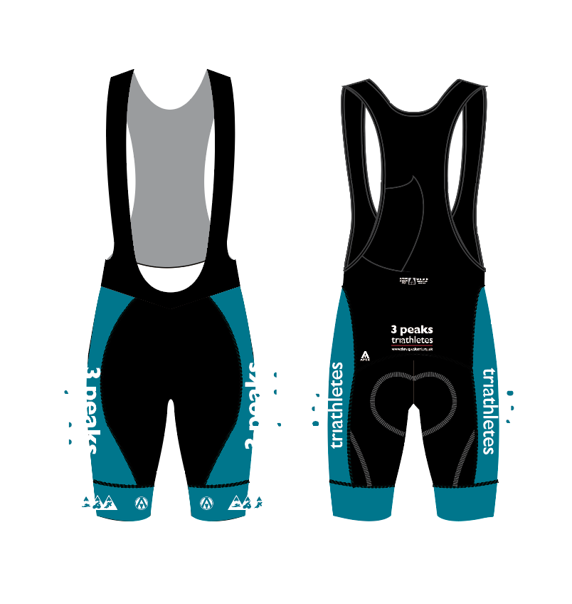 3 PEAKS TRI PRO BIB SHORTS