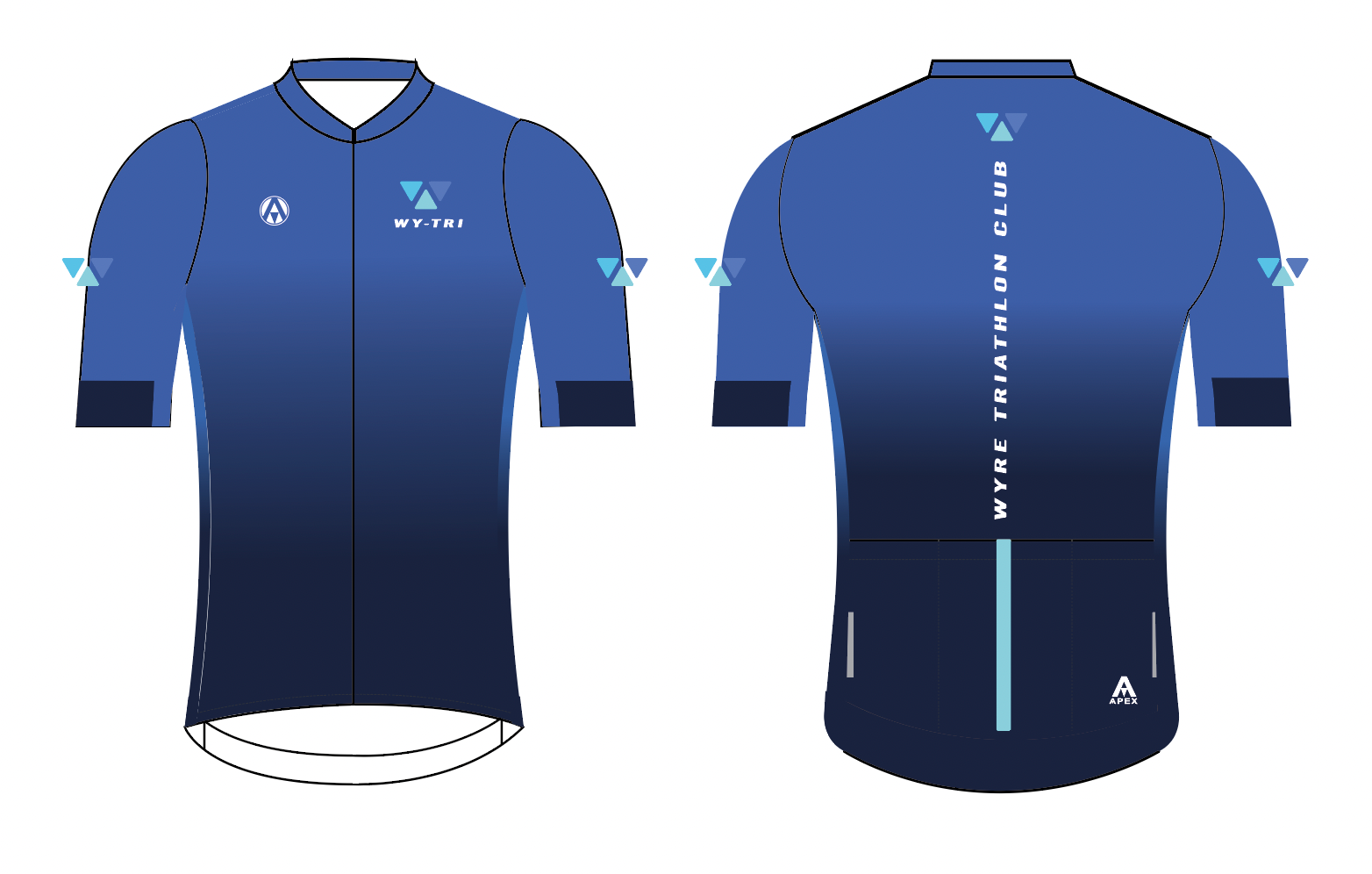 WYRE TRI PRO SHORT SLEEVE JERSEY - LIGHT