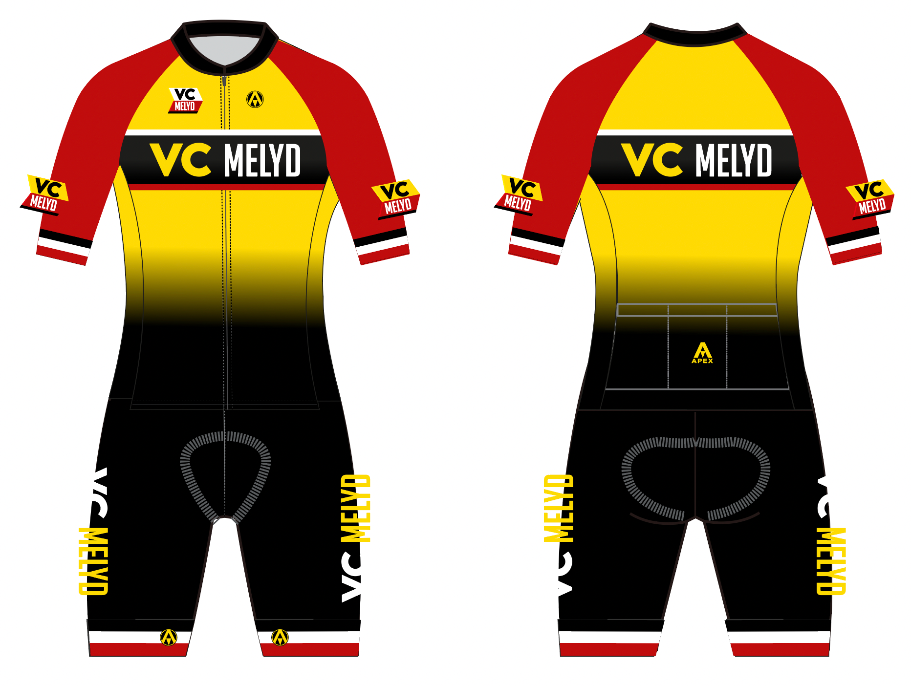 VC MELYD PRO RACE SUIT Short sleeve