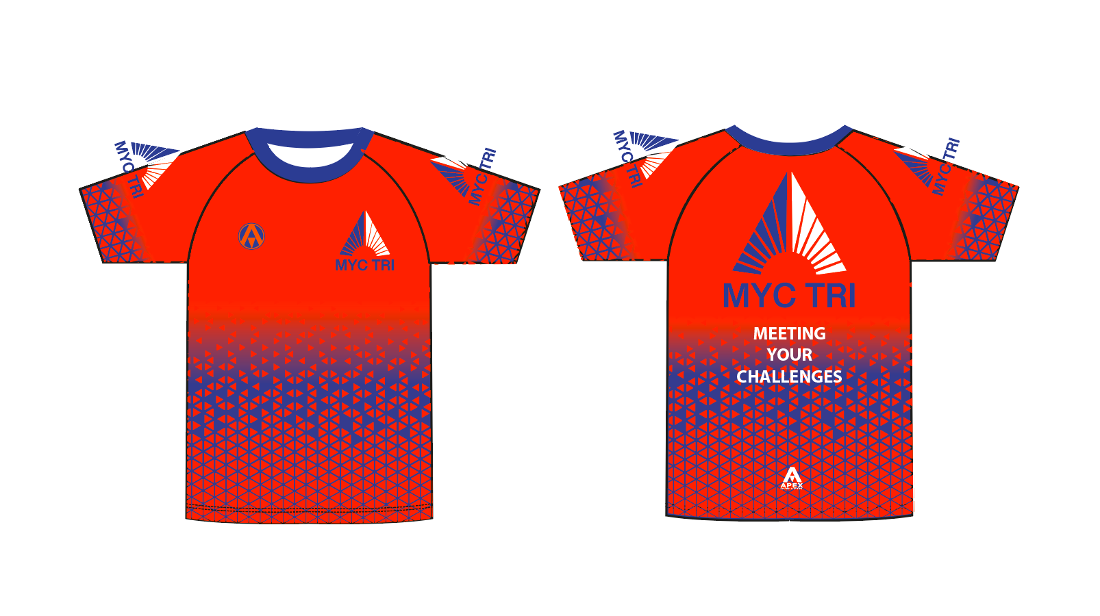 MYC TRI FULL CUSTOM T SHIRT