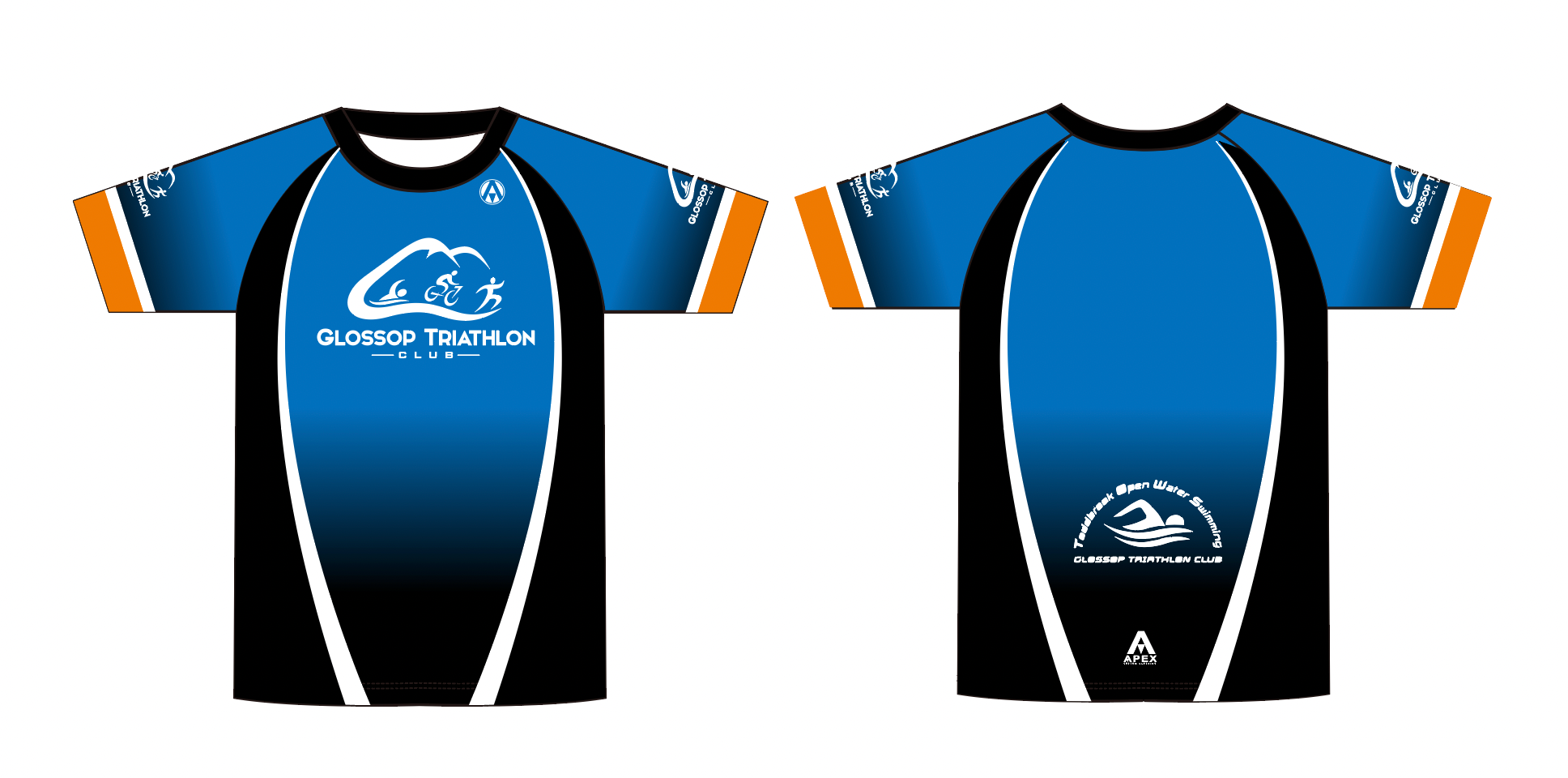 GLOSSOP TRI PRO CUSTOM T SHIRT
