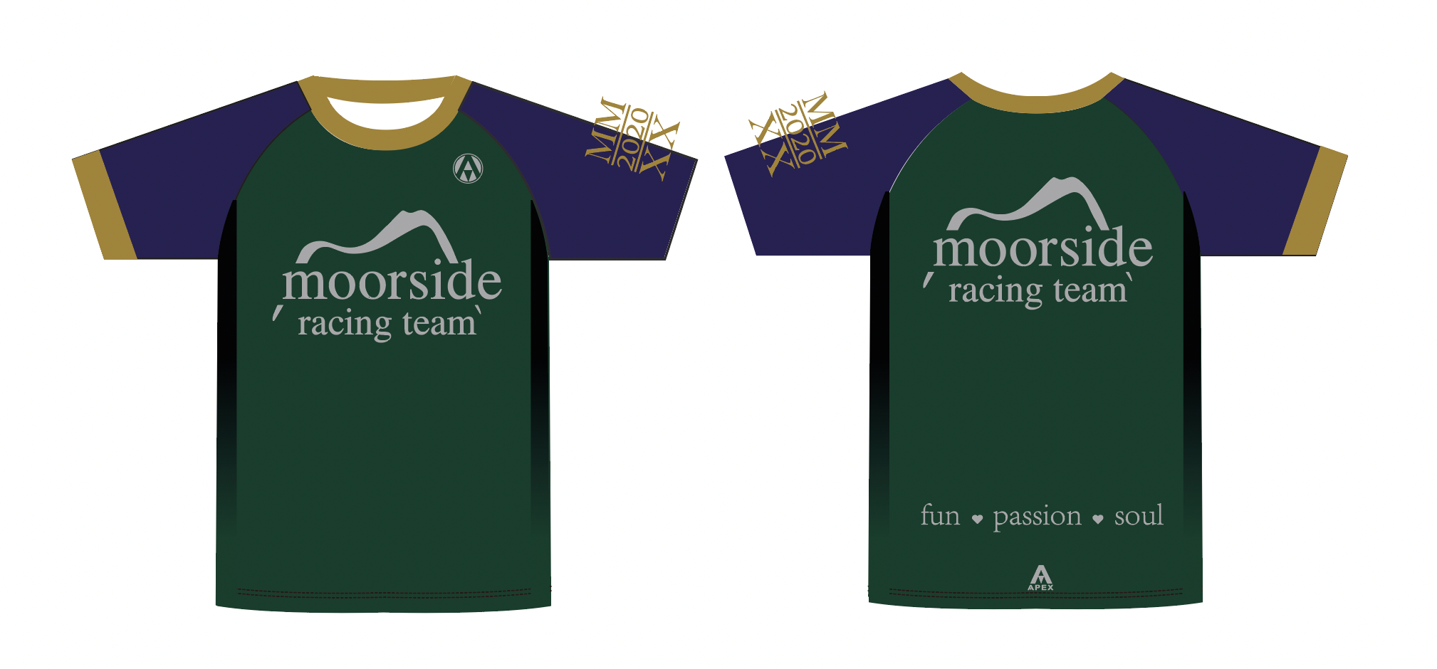 MOORSIDE FULL CUSTOM T SHIRT