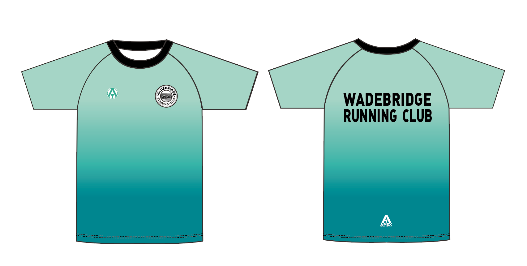 WADEBRIDGE RUNNING CLUB PRO CUSTOM T SHIRT