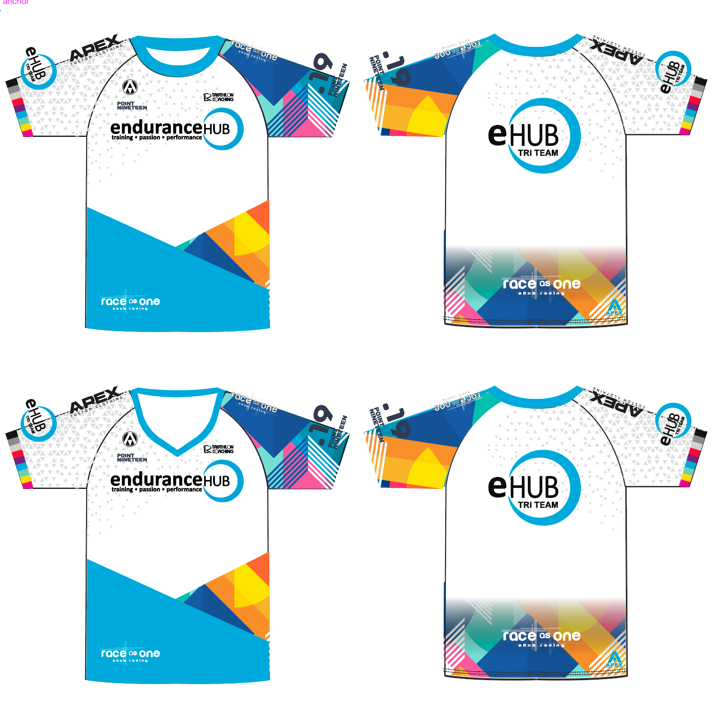 EHUB PRO CUSTOM T SHIRT - COLOUR DESIGN