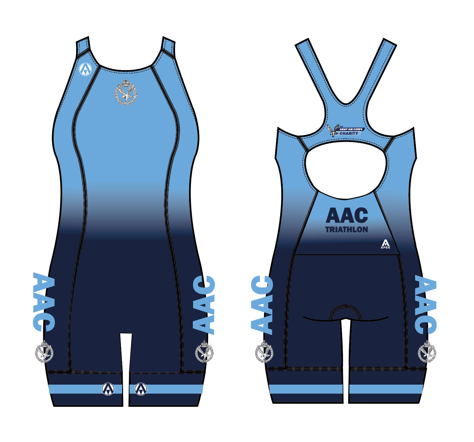 AAC TRIATHLON APEX AQUA PRO + WOMENS SWIMSUIT