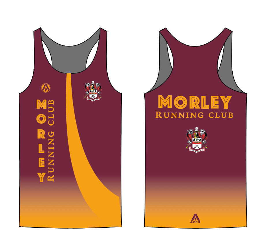 MORLEY RUNNING CLUB PRO ULTRA LITE RACE VEST - SWOOSH DESIGN